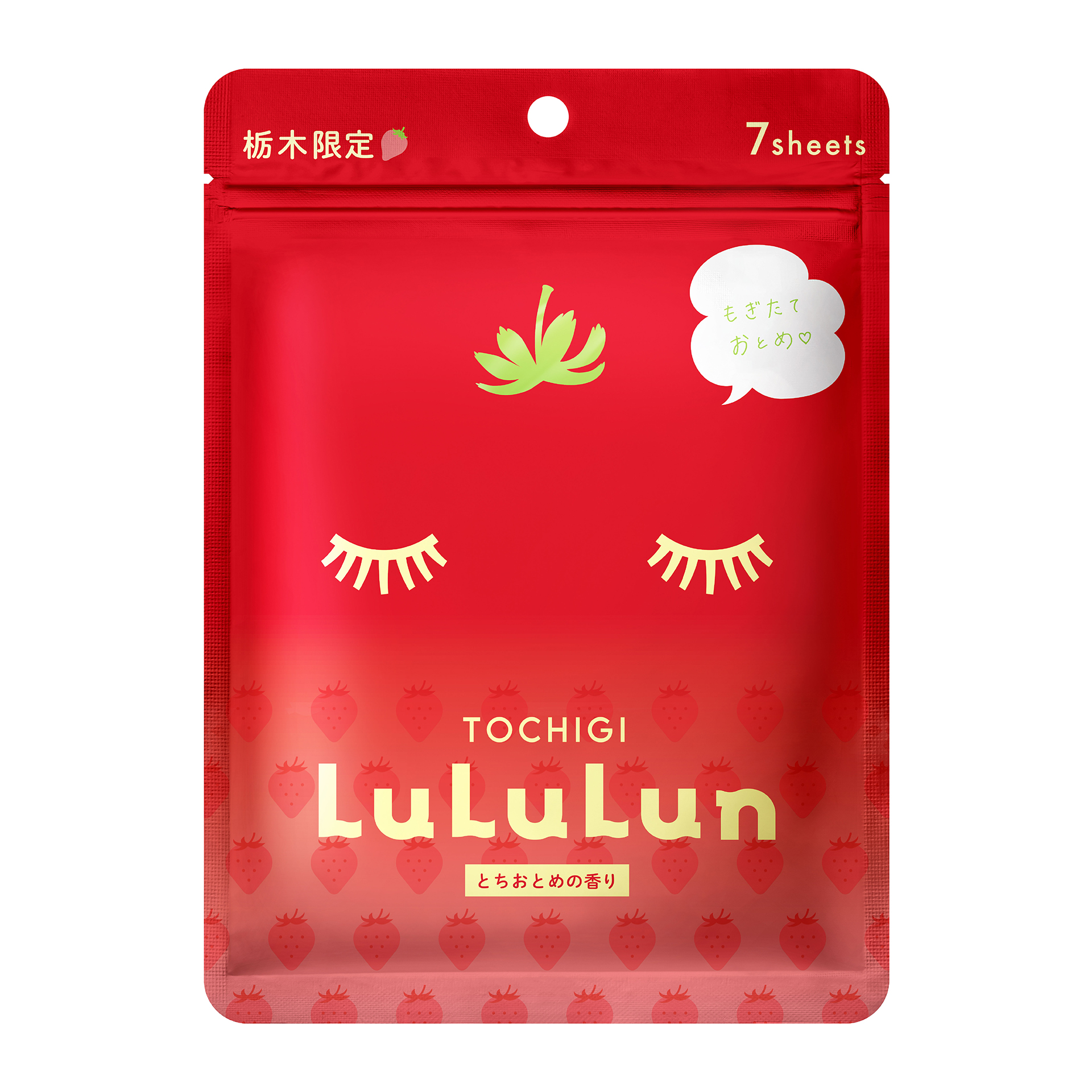 Mặt Nạ LULULUN Tochigi Strawberry | Gói 7 miếng