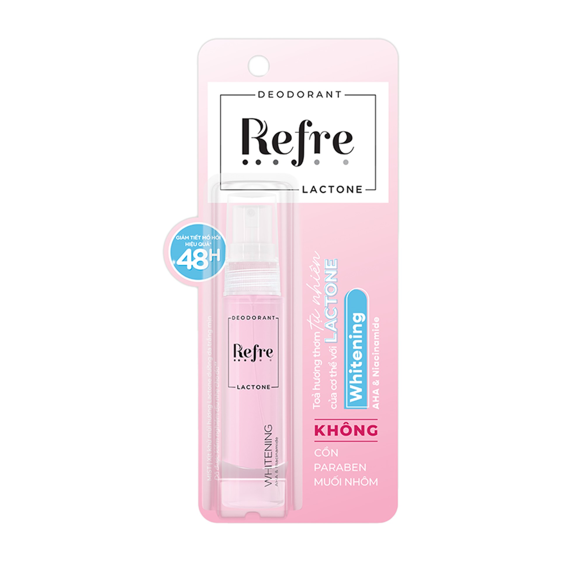 Xịt Khử Mùi REFRE Lactone Whitening Dưỡng Da Trắng Mịn | 30ml