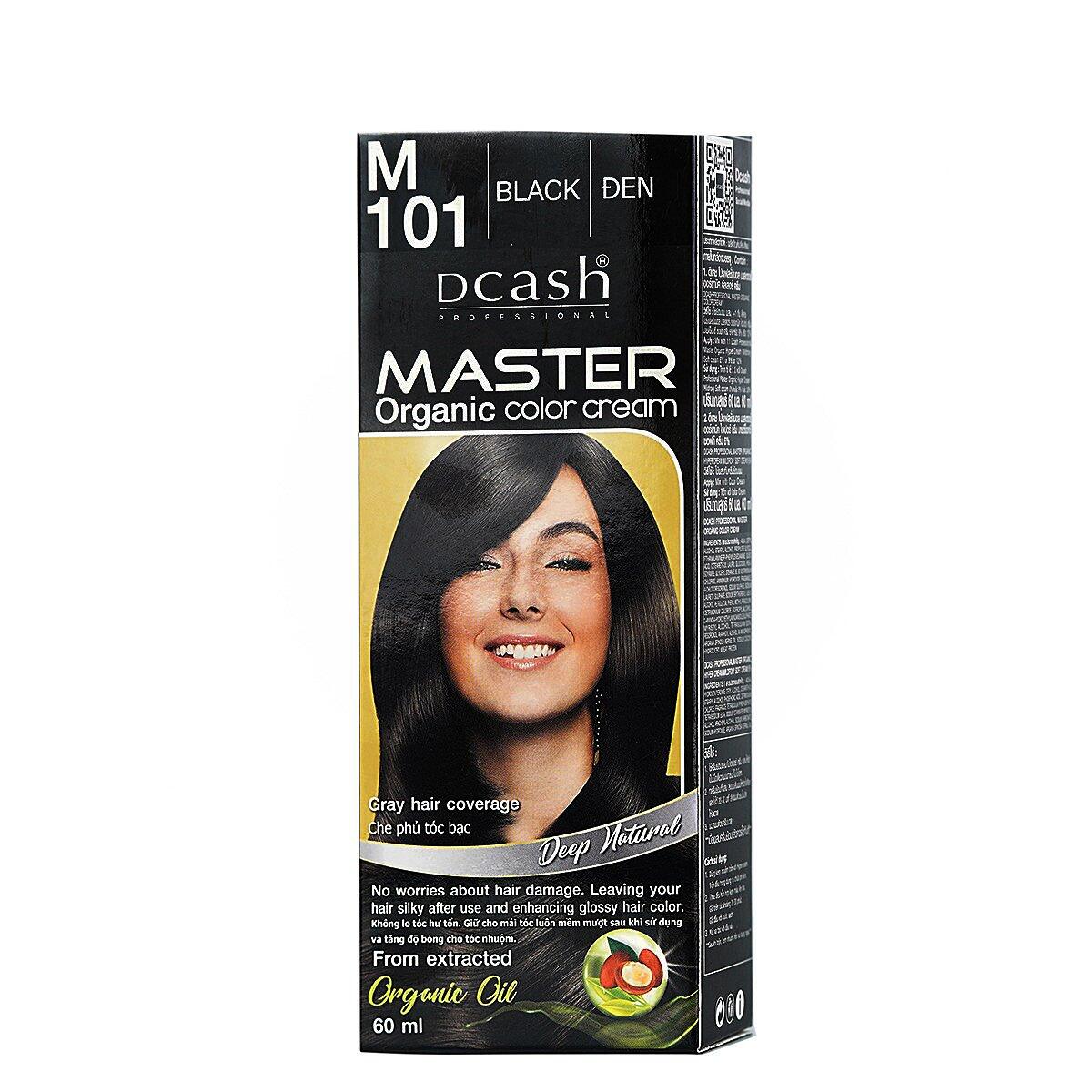Thuốc Nhuộm Tóc DCASH #M101 Màu Đen | 60ml