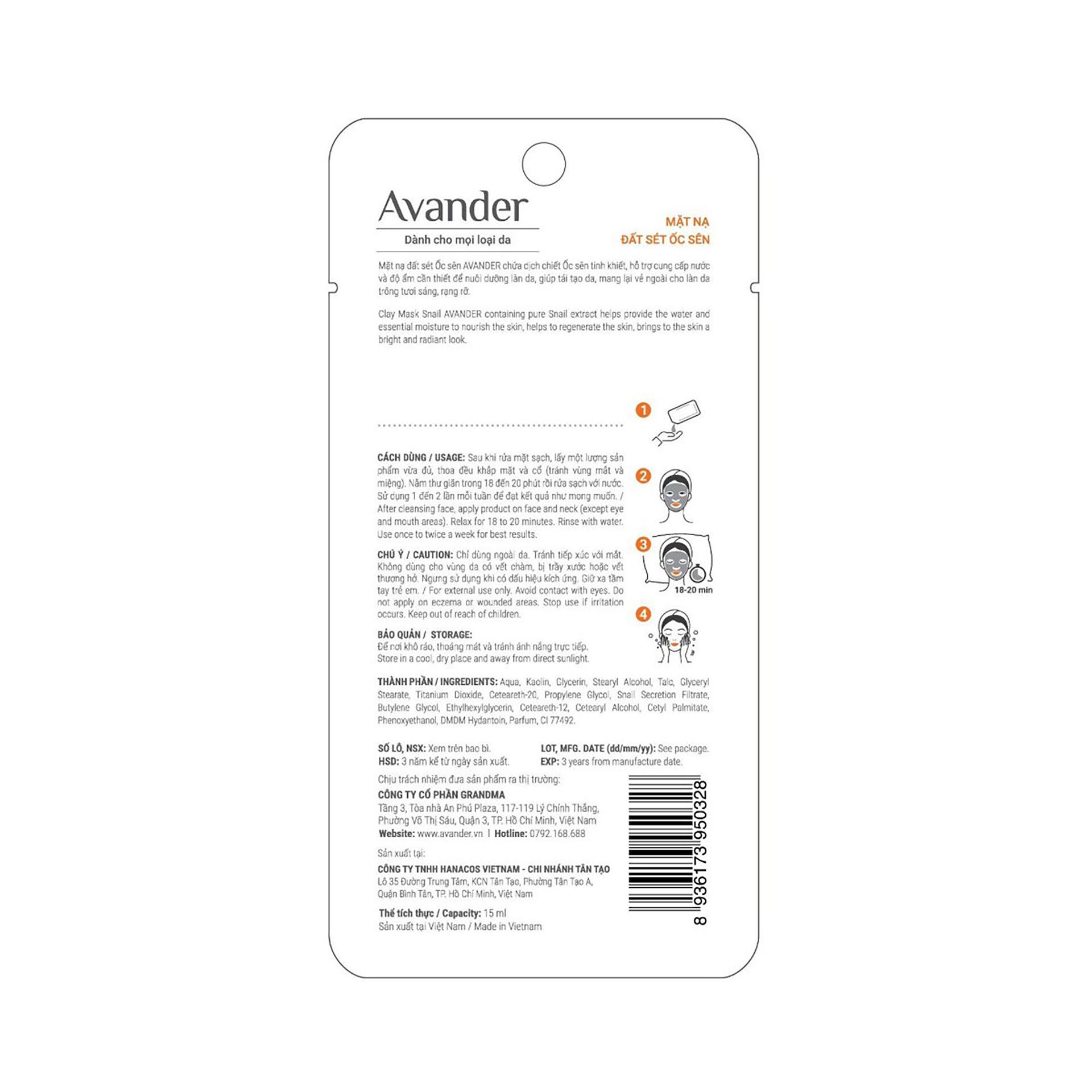 Vui lòng tham khảo thông tin trên bao bì sản phẩm