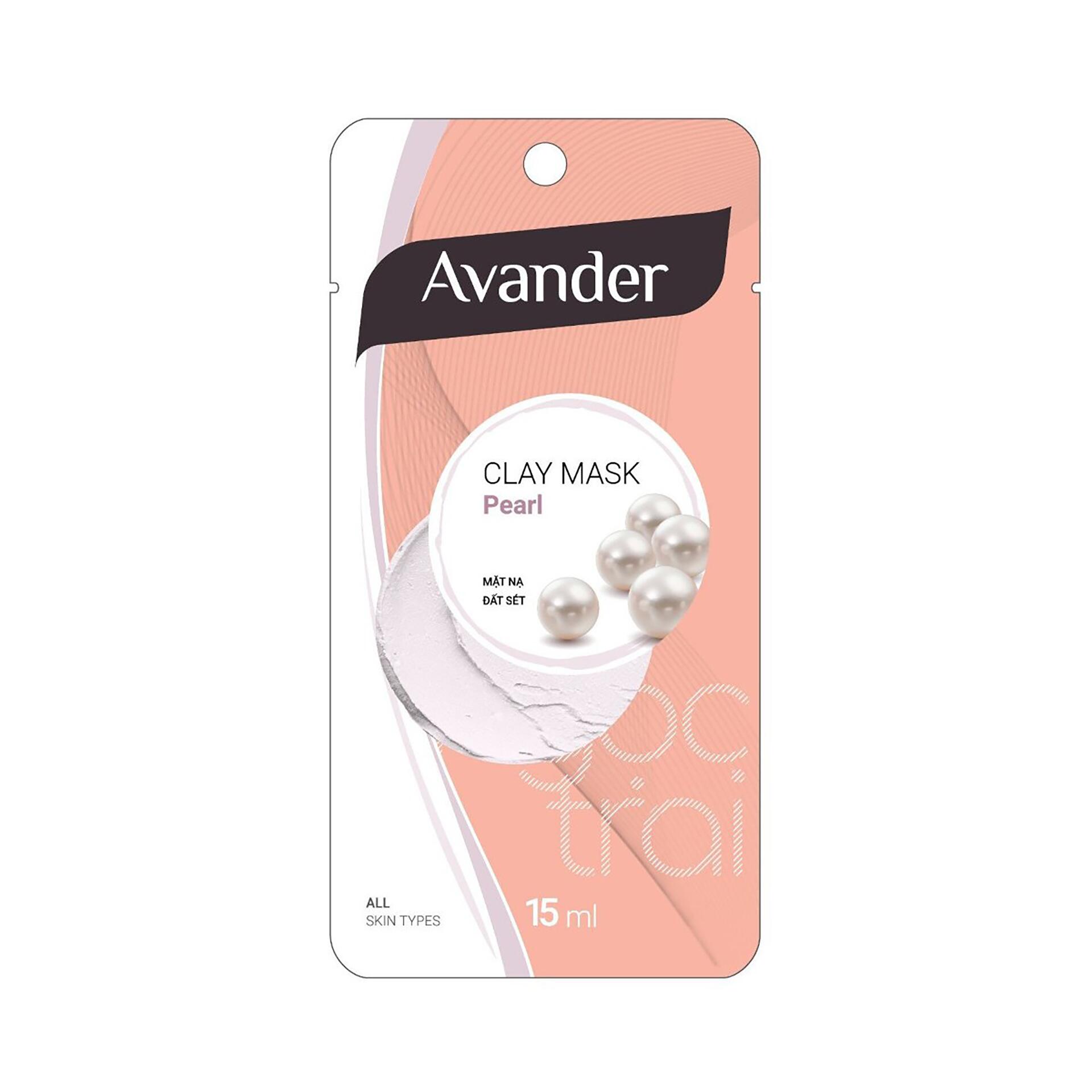 Mặt Nạ Đất Sét AVANDER Ngọc Trai | 15ml