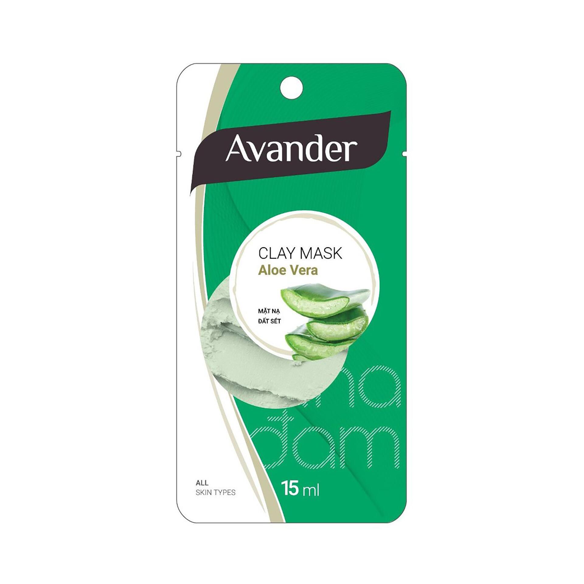 Mặt Nạ Đất Sét AVANDER Nha Đam | 15ml
