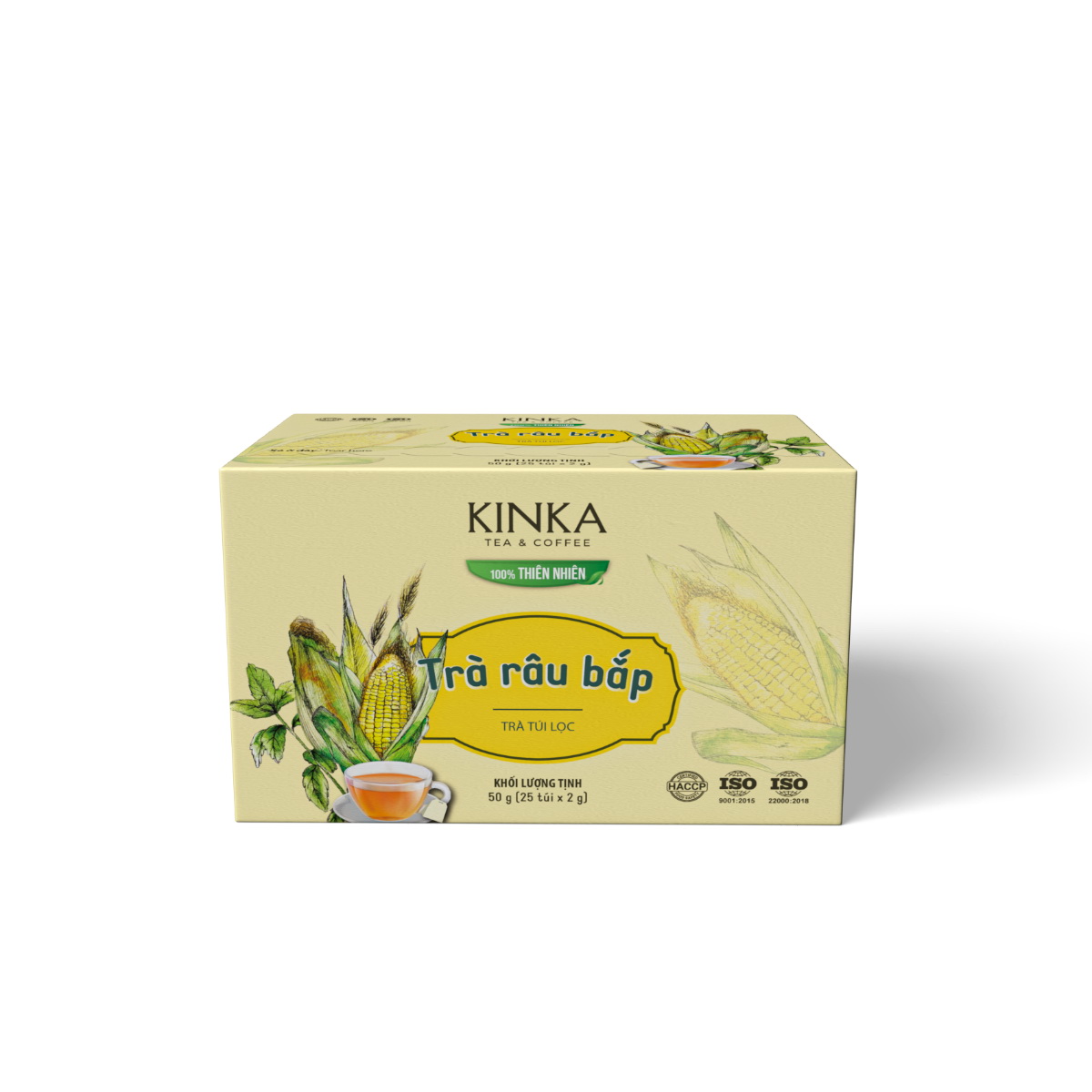 Trà Túi Lọc KINKA Rau Bắp | 50g