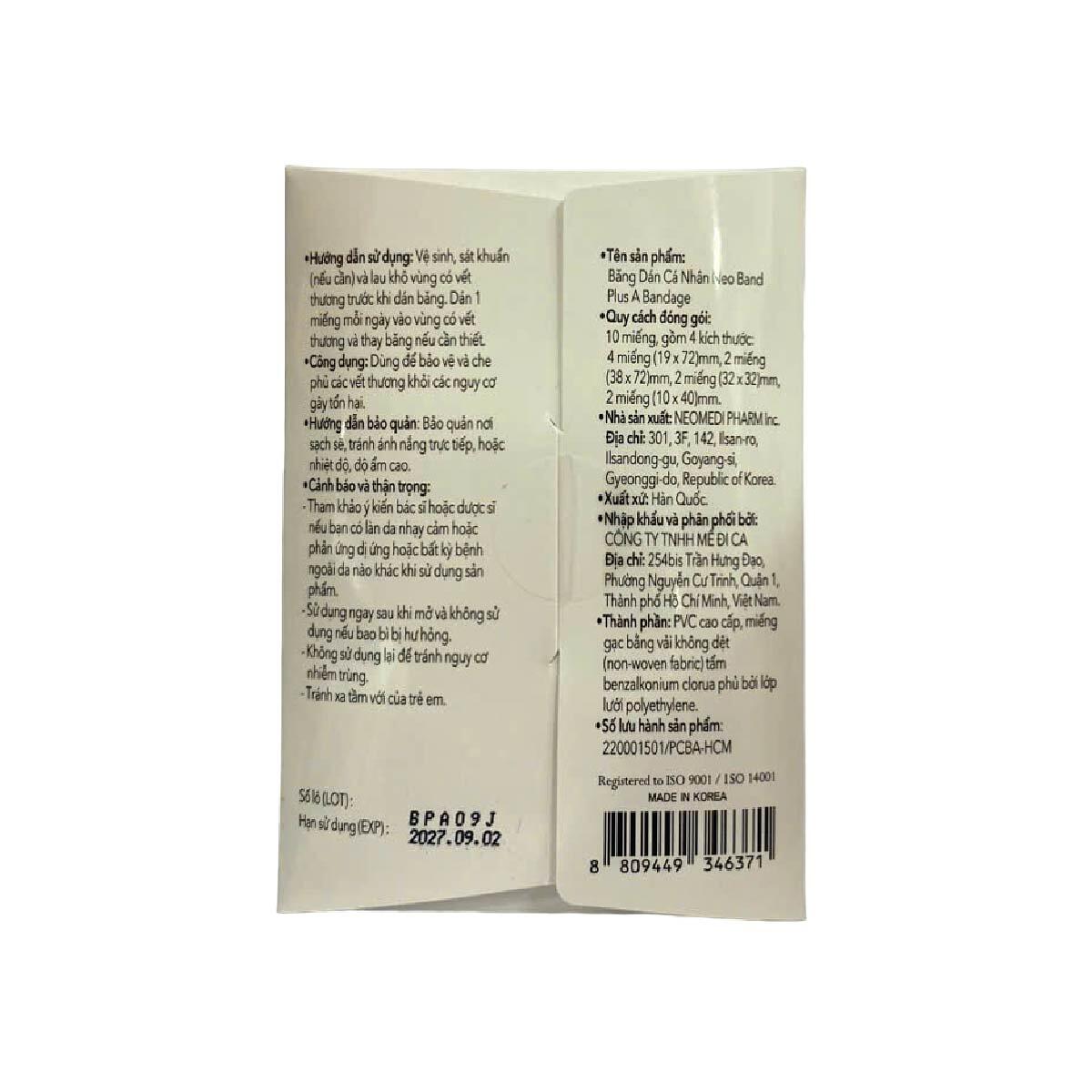 Vui lòng tham khảo thông tin trên bao bì sản phẩm