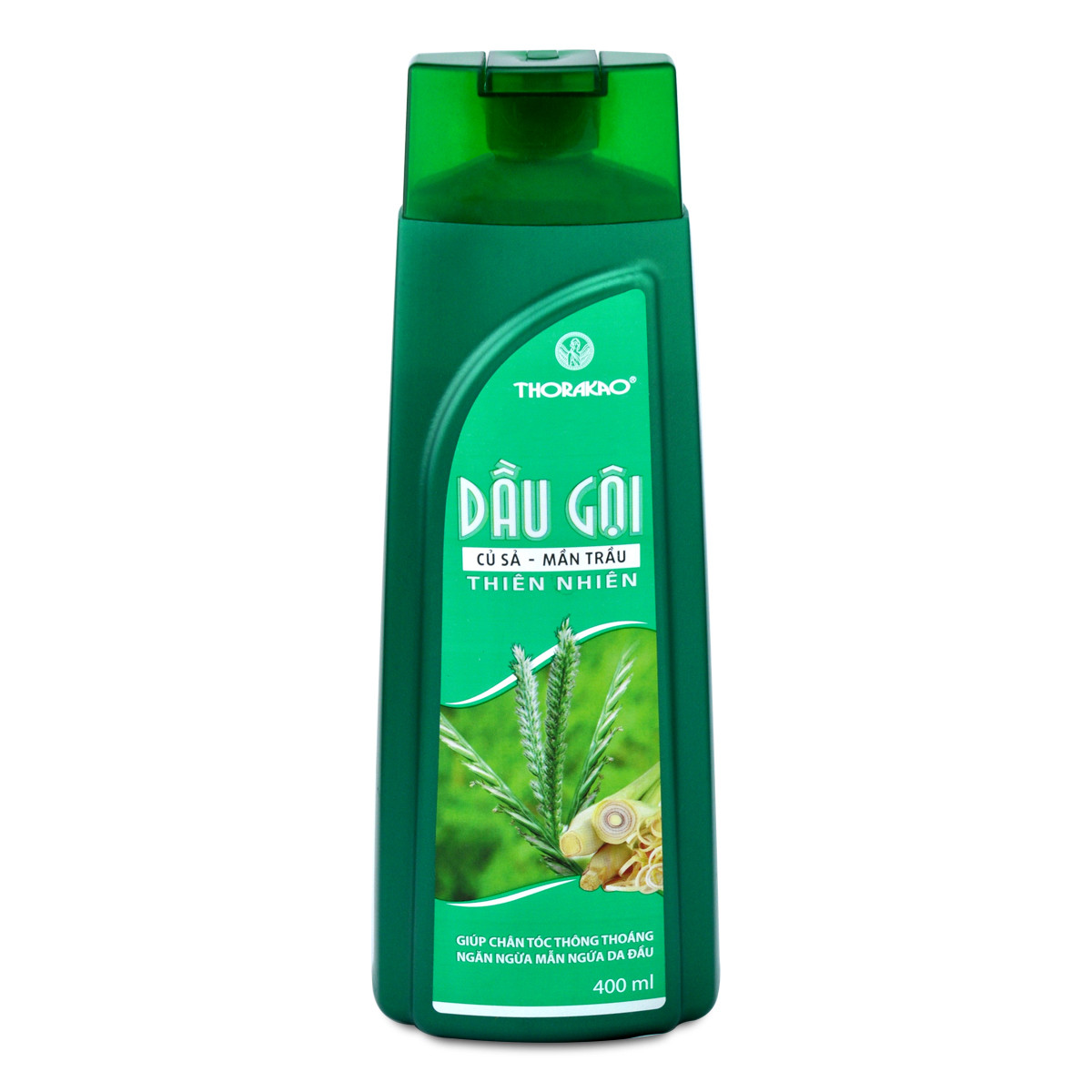 Dầu Gội THORAKAO Củ Sả Mần Trầu | 400ml