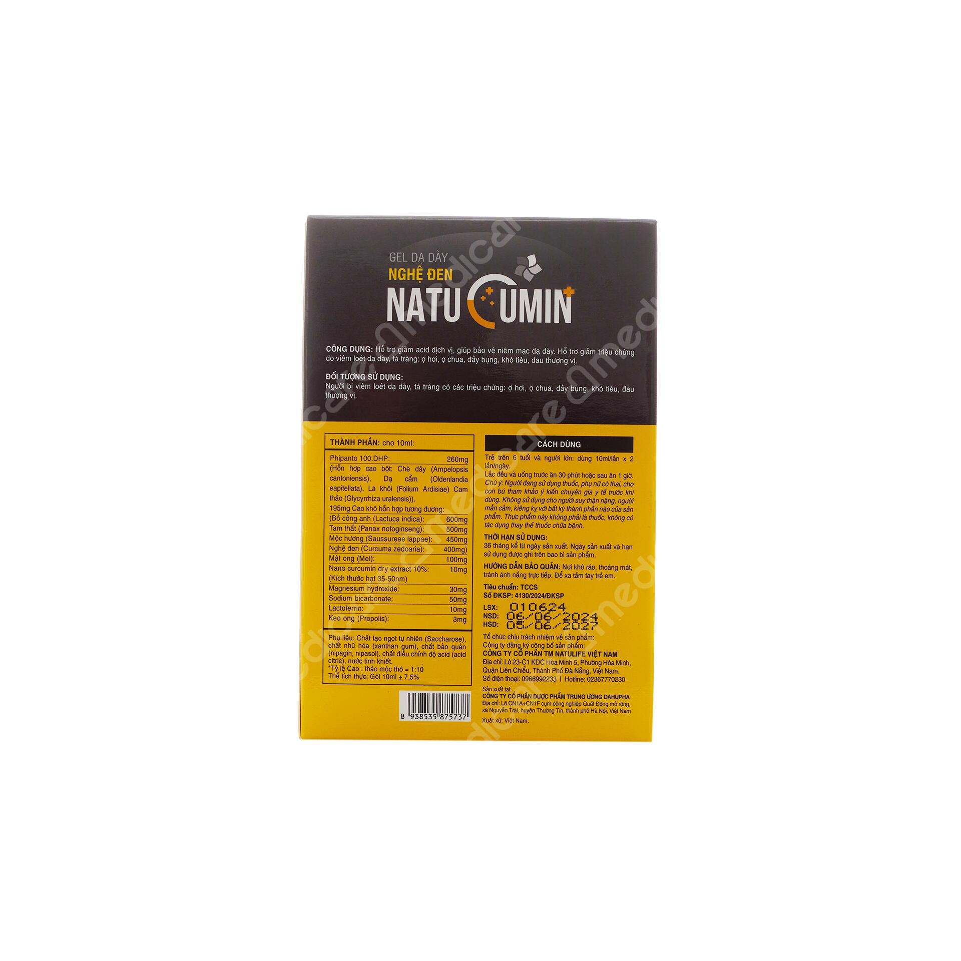 Vui lòng tham khảo thông tin trên bao bì sản phẩm