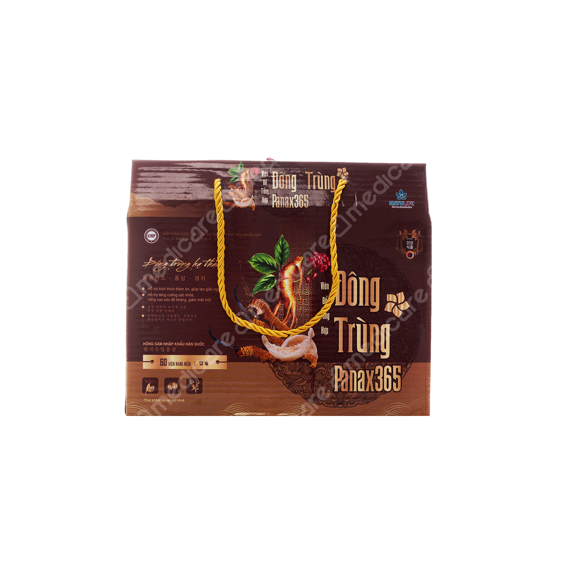 Viên Uống NATULIFE Panax365 Viên Uống Đông Trùng Hạ Thảo | 60 viên