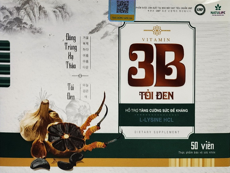 Viên Uống NATULIFE Tỏi Đen Tăng Sức Đề Kháng Cho Cơ Thể | Hộp 50 viên