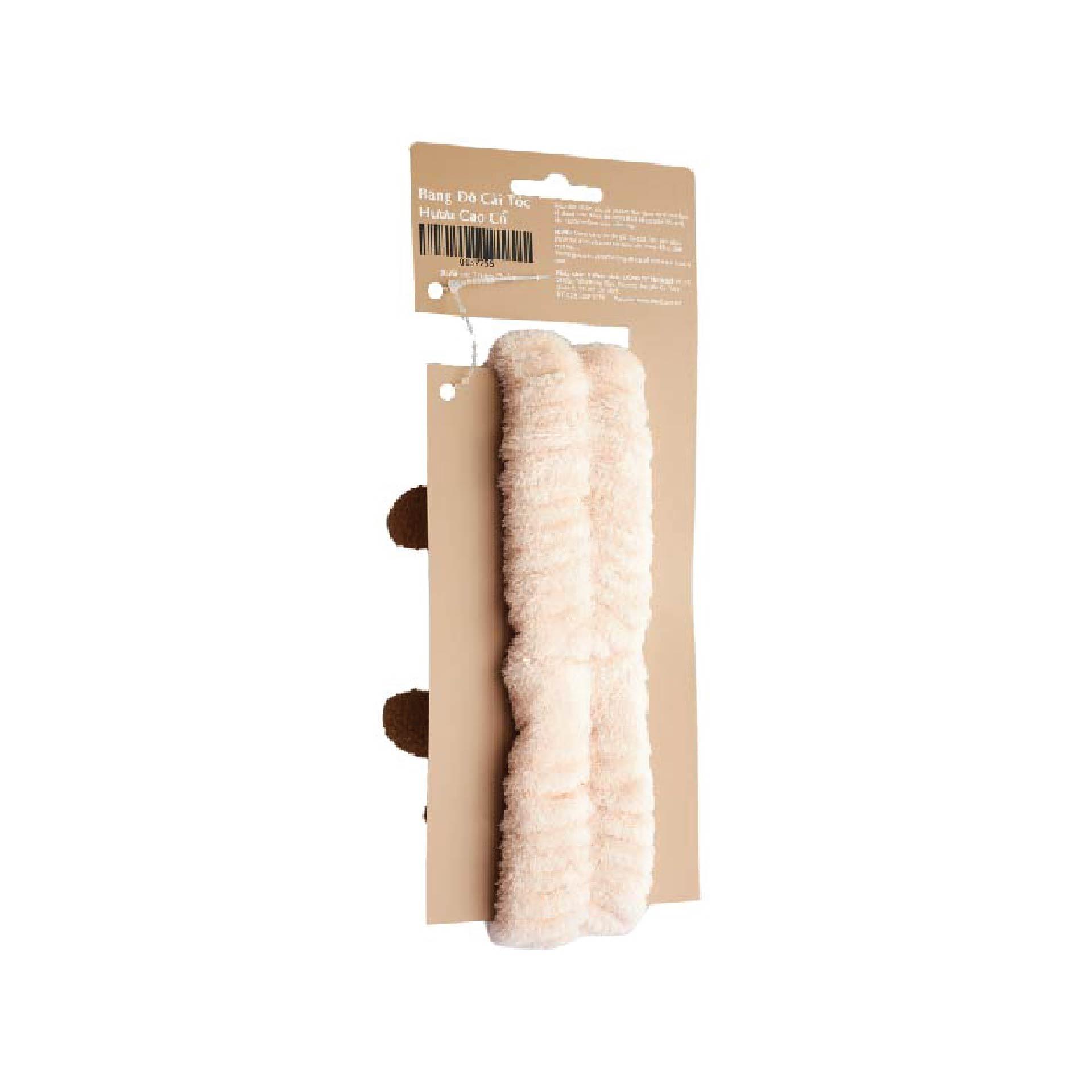 Giúp việc chăm sóc da và làm đẹp hàng ngày của bạn dễ dàng hơn. Băng đô được thiết kế co giãn tốt, chất liệu vải microfiber siêu mềm mại.