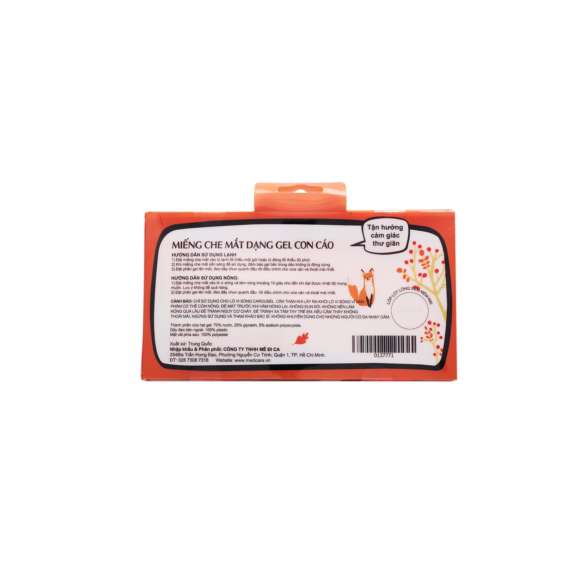 Mặt nạ mắt làm dịu này hoàn hảo cho cả liệu pháp mắt nóng và lạnh, khi sử dụng lạnh, có thể làm lạnh để giảm bọng mắt hiệu quả hoặc giúp đôi mắt mệt mỏi của bạn được nghỉ ngơi. Khi sử dụng ấm, chỉ cần cho vào lò vi sóng để tạo ra hơi ấm dễ chịu, mang lại cảm giác tuyệt vời.