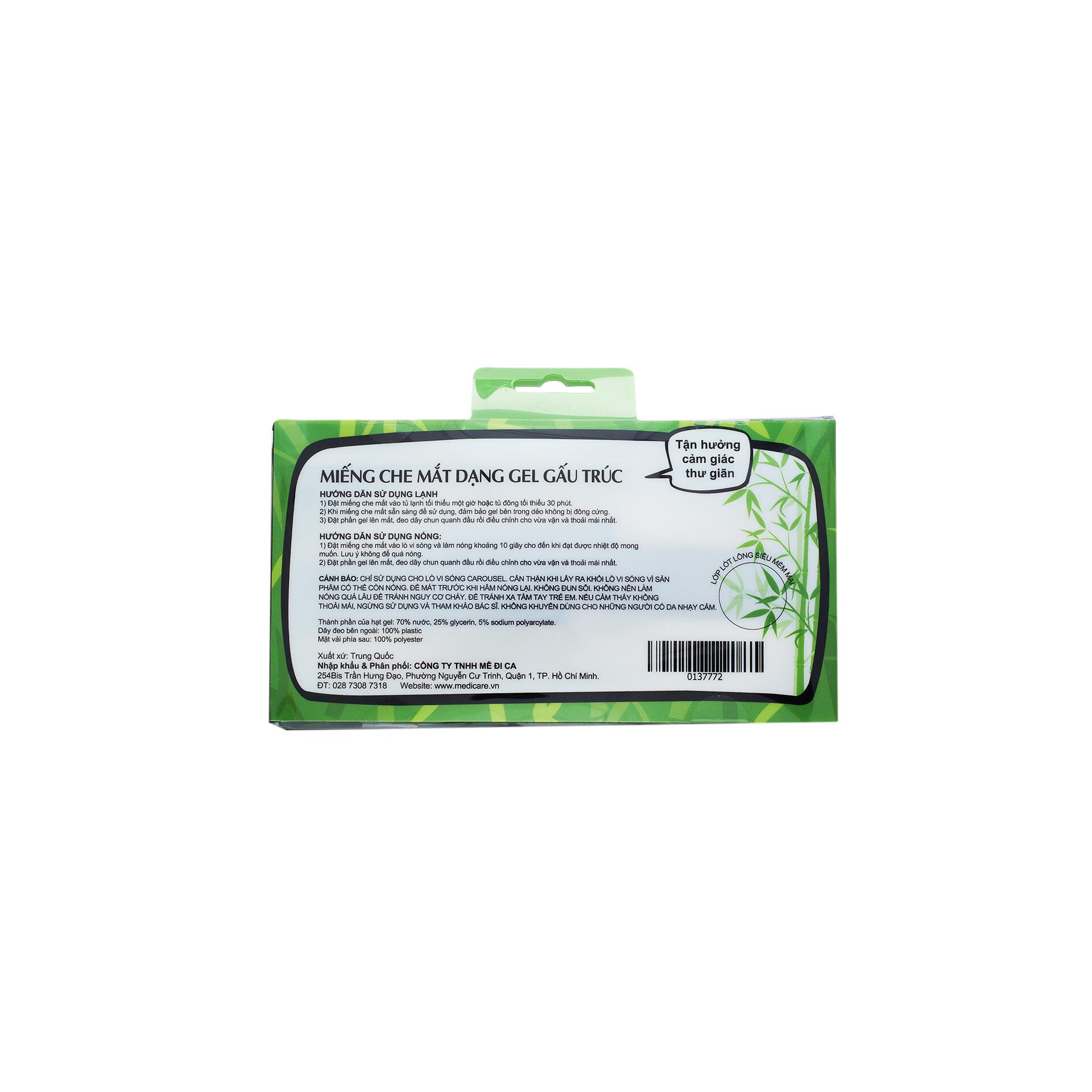 Mặt nạ mắt làm dịu này hoàn hảo cho cả liệu pháp mắt nóng và lạnh, khi sử dụng lạnh, có thể làm lạnh để giảm bọng mắt hiệu quả hoặc giúp đôi mắt mệt mỏi của bạn được nghỉ ngơi. Khi sử dụng ấm, chỉ cần cho vào lò vi sóng để tạo ra hơi ấm dễ chịu, mang lại cảm giác tuyệt vời.