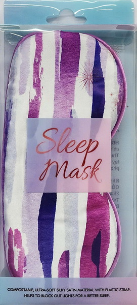 Miếng Che Mắt Lụa Sọc Vằn Tím 