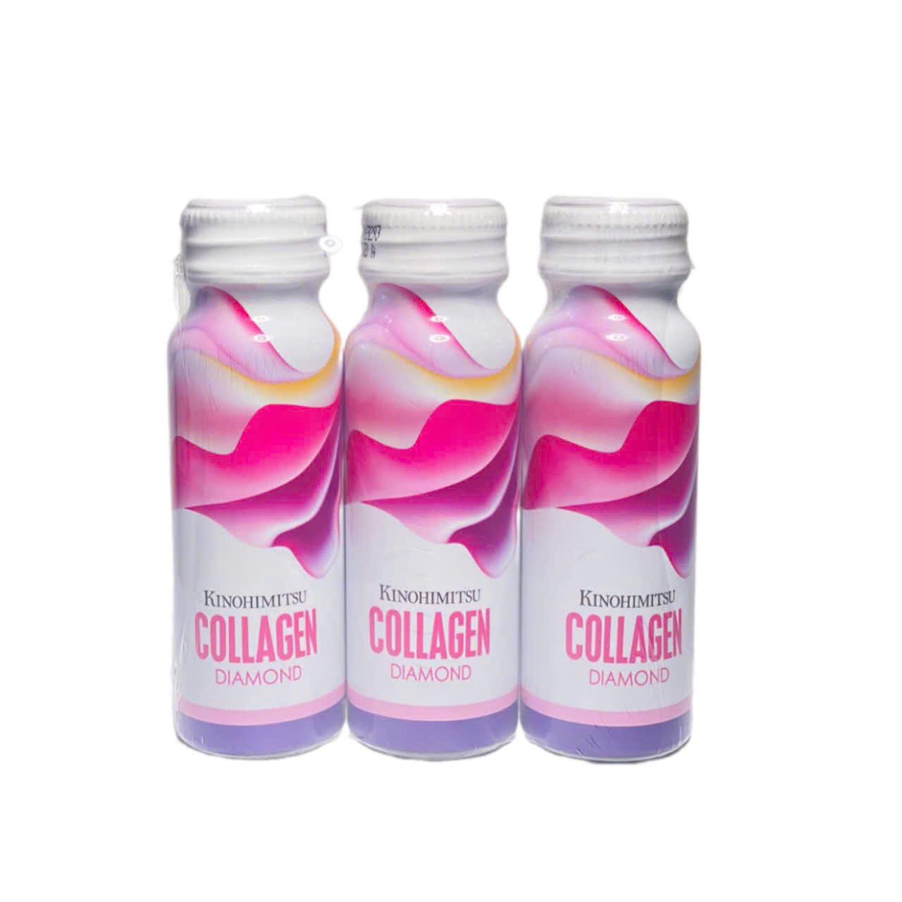 TPBS Nước Uống KINOHIMITSU Collagen Diamond | Lốc 3 chai