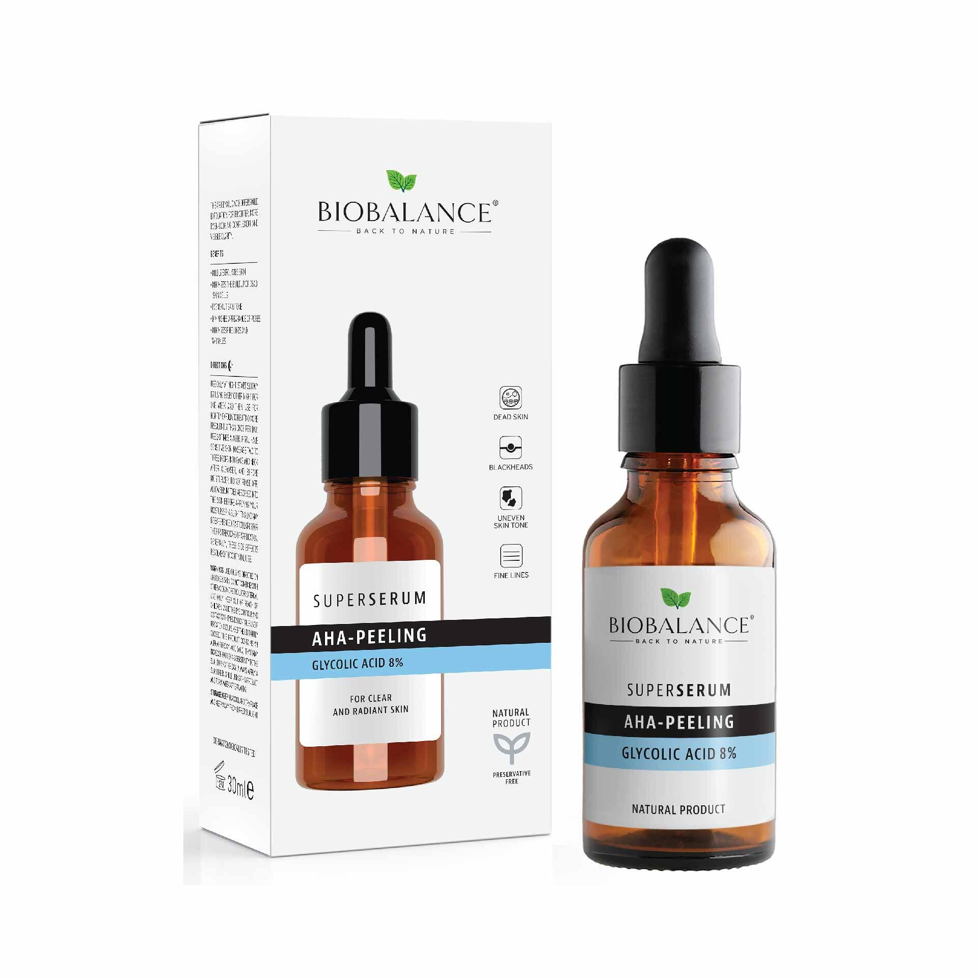 Tinh Chất BIOBALANCE AHA Tẩy Tế Bào Chết Và Sáng Da | 30ml 