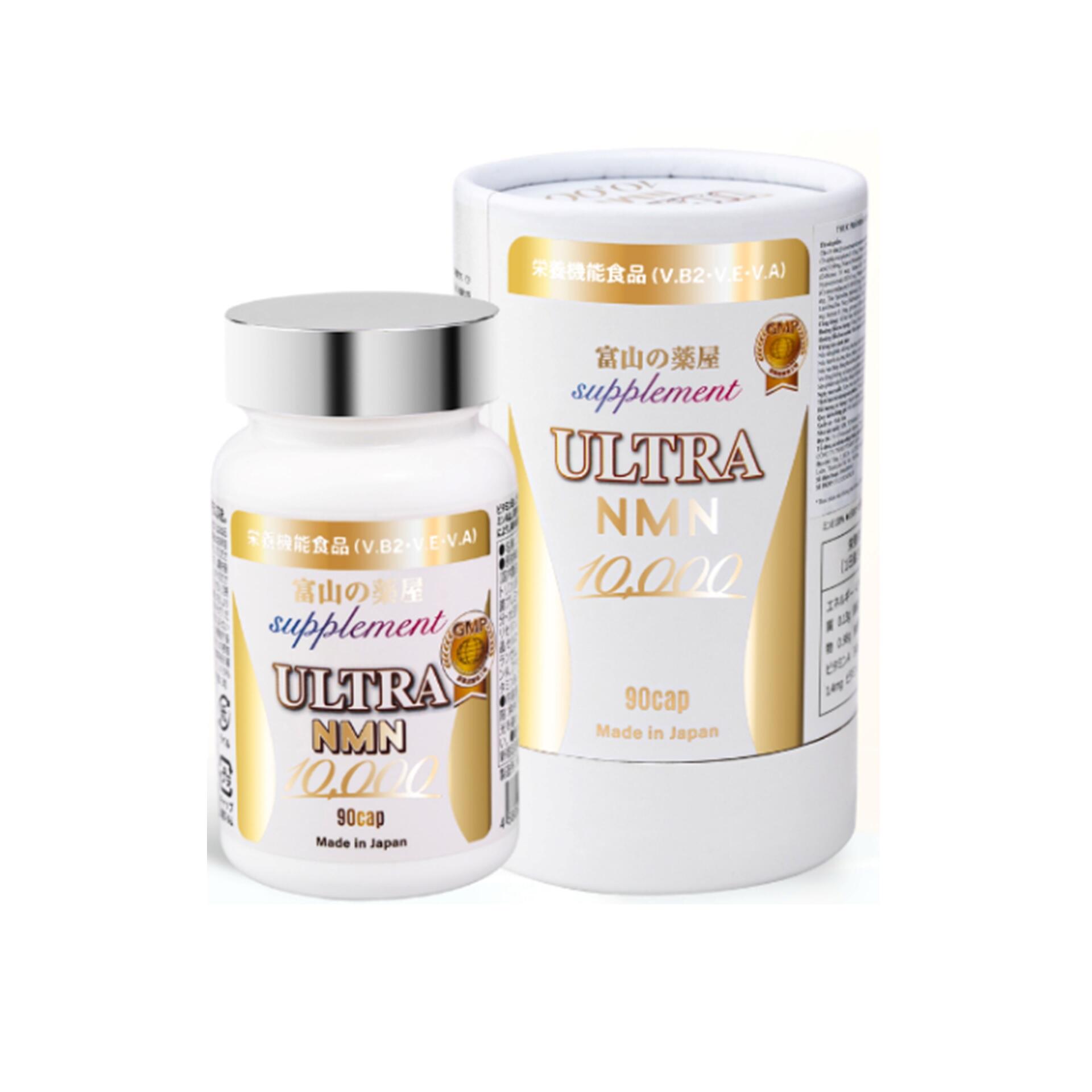 TPBVSK Viên Uống ULTRA NMN 10.000 Hỗ Trợ Hạn Chế Lão Hóa Da | Hộp 90 viên