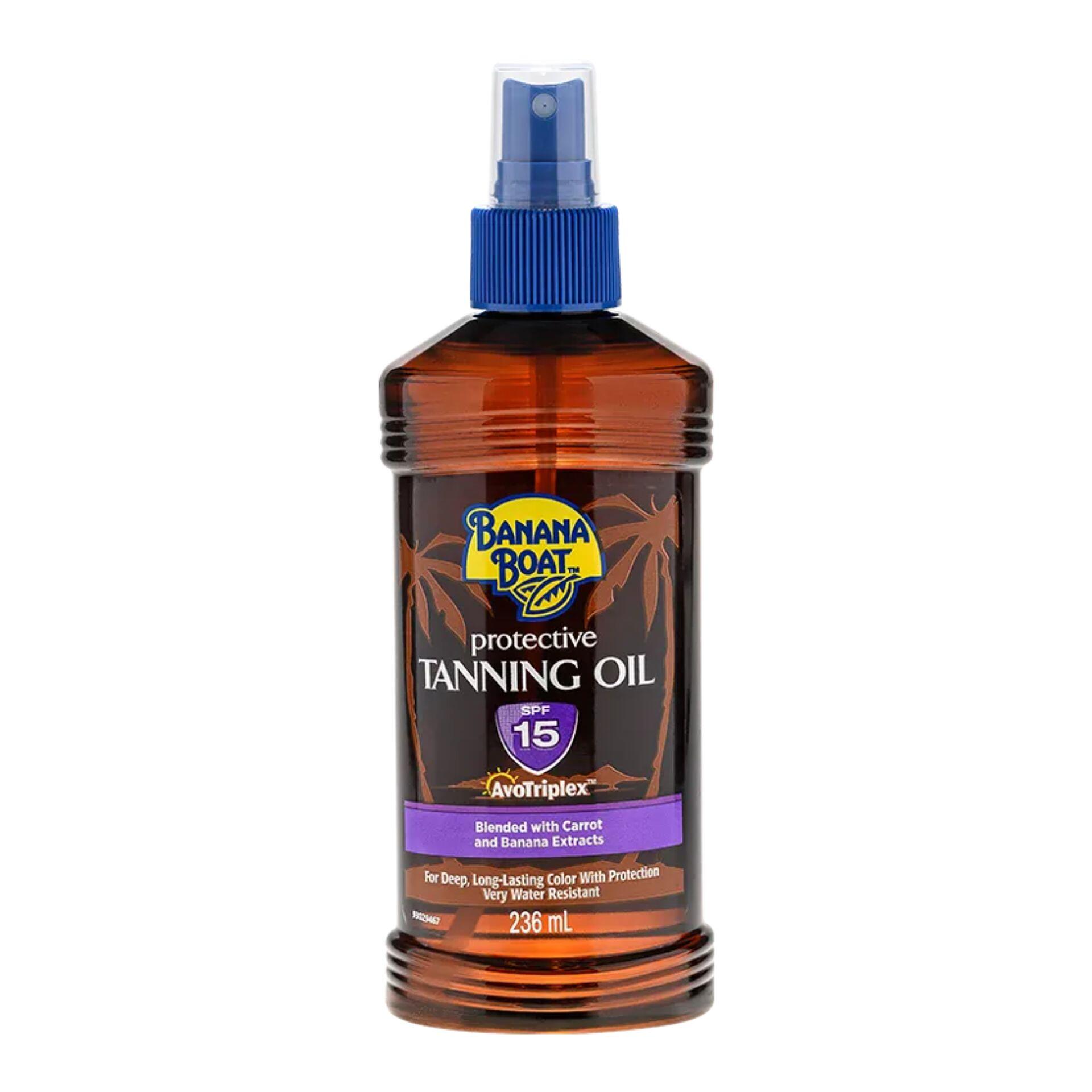 Dầu Phơi Nắng BANANA BOAT Protective Tanning Oil PSF15 | 236ml