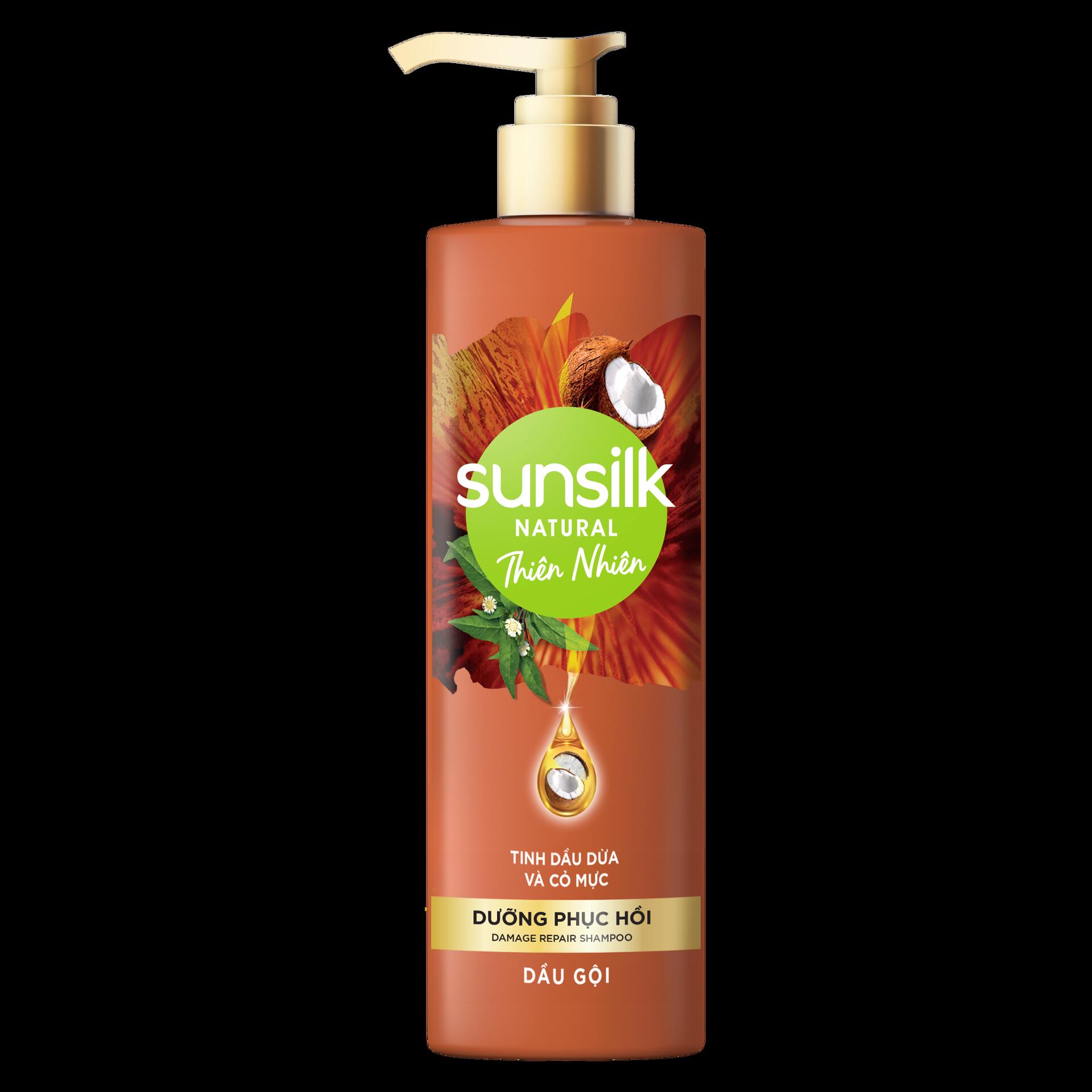 Dầu Gội SUNSILK Natural Dưỡng Phục Hồi | 380ml