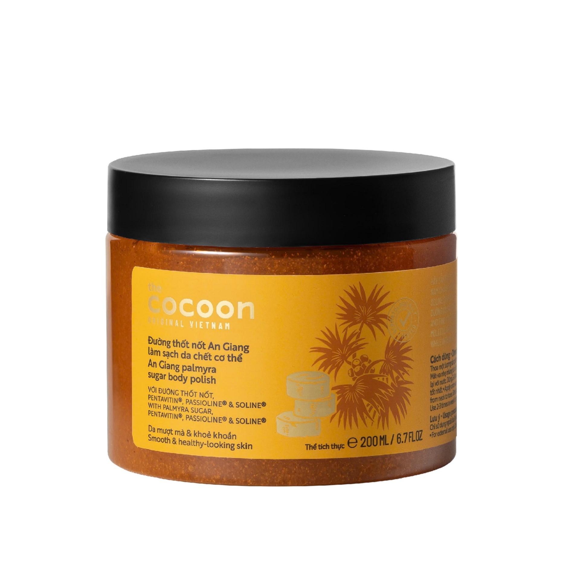 Tẩy Tế Bào Chết Cơ Thể THE COCOON Đường Thốt Nốt | 200ml