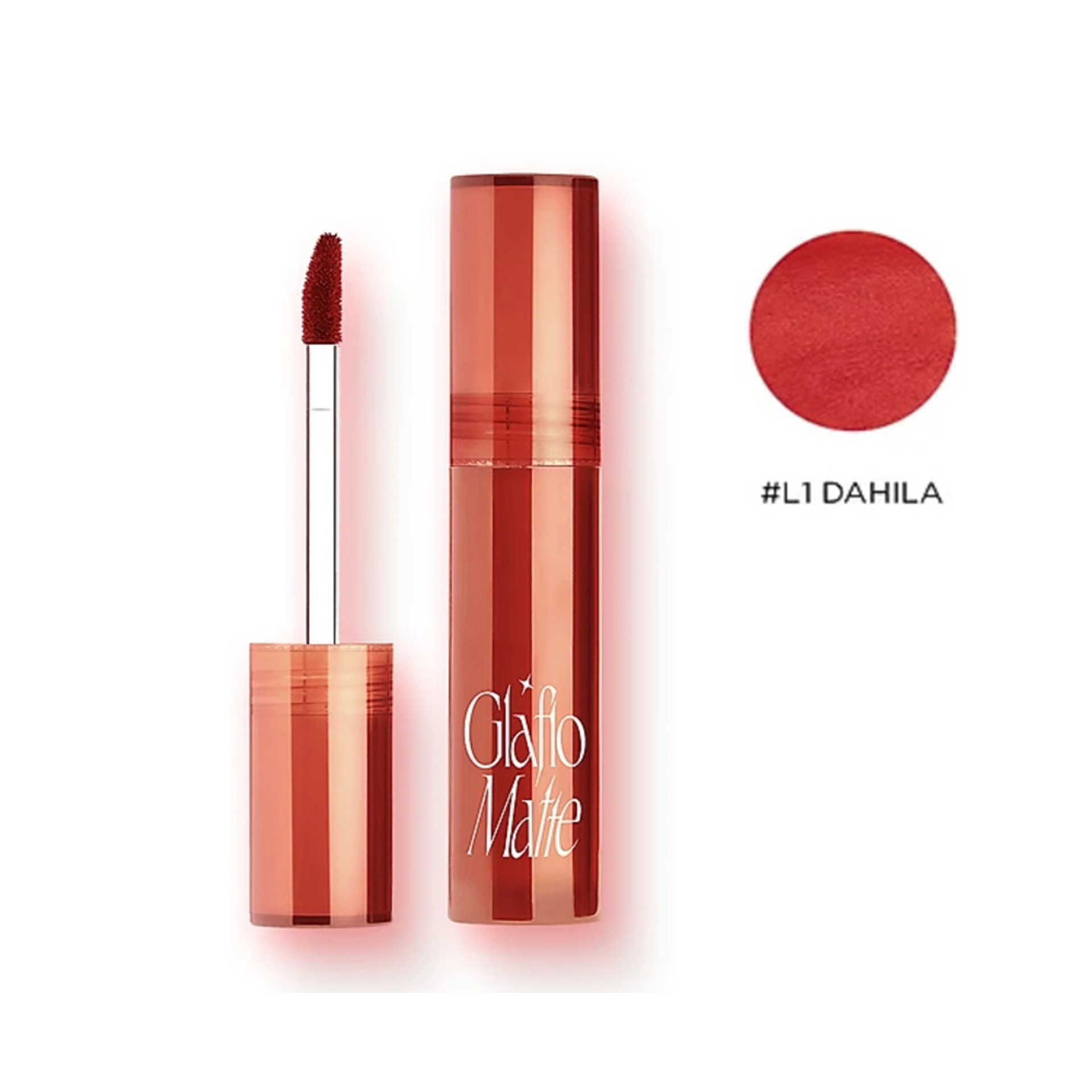 Son Kem Mịn Lì VACOSI Glaflo Matte #L1 Dahlia | 3.5g