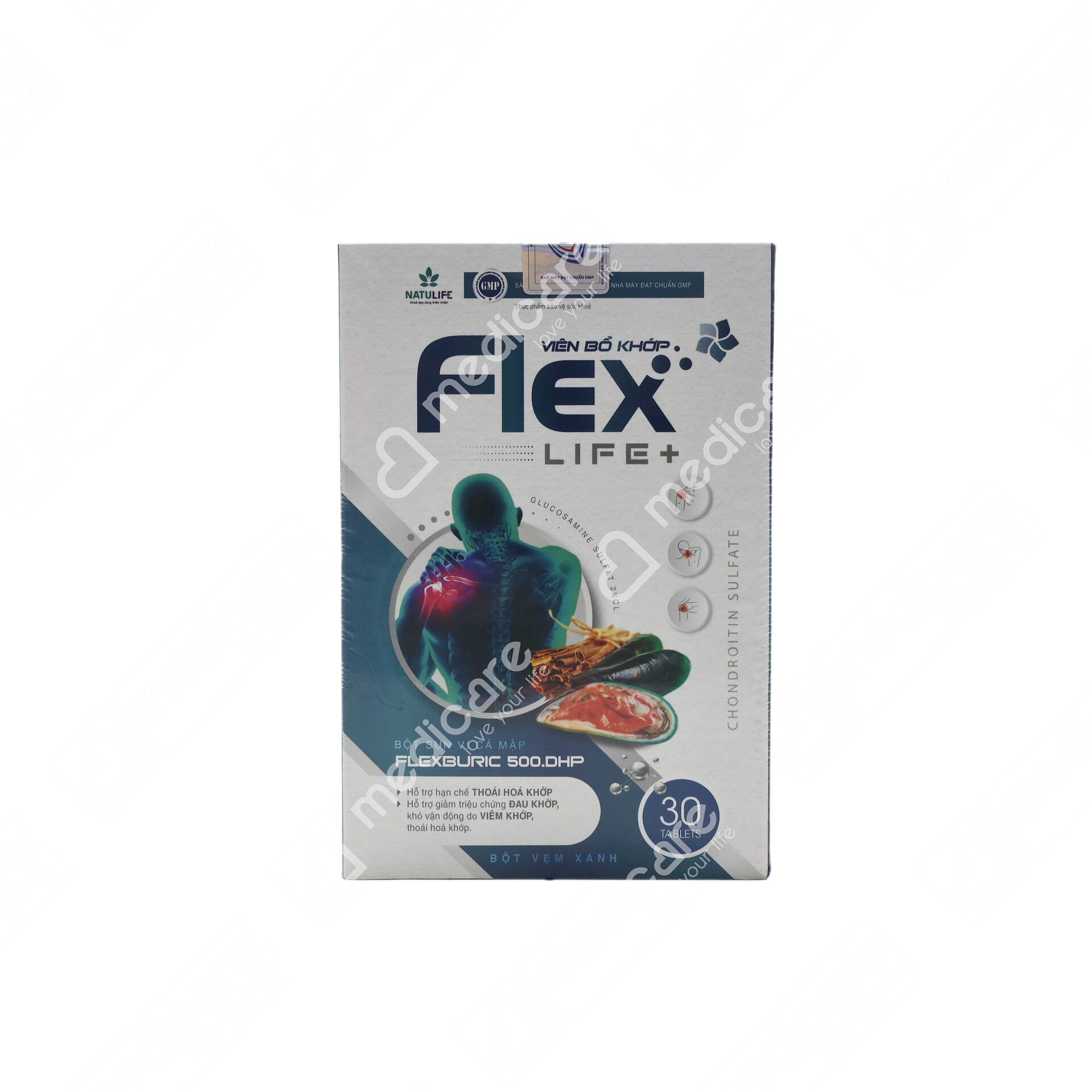 Viên Uống NATULIFE Flex Life Hỗ Trợ Thoái Hóa Khớp | Hộp 30 viên
