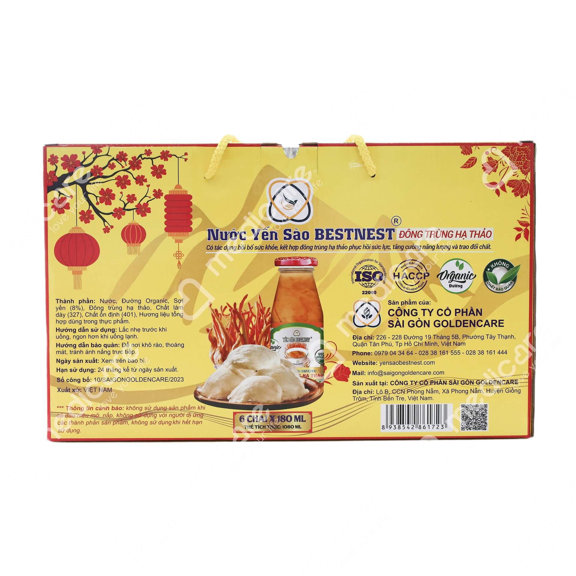 Vui lòng tham khảo thông tin trên bao bì sản phẩm