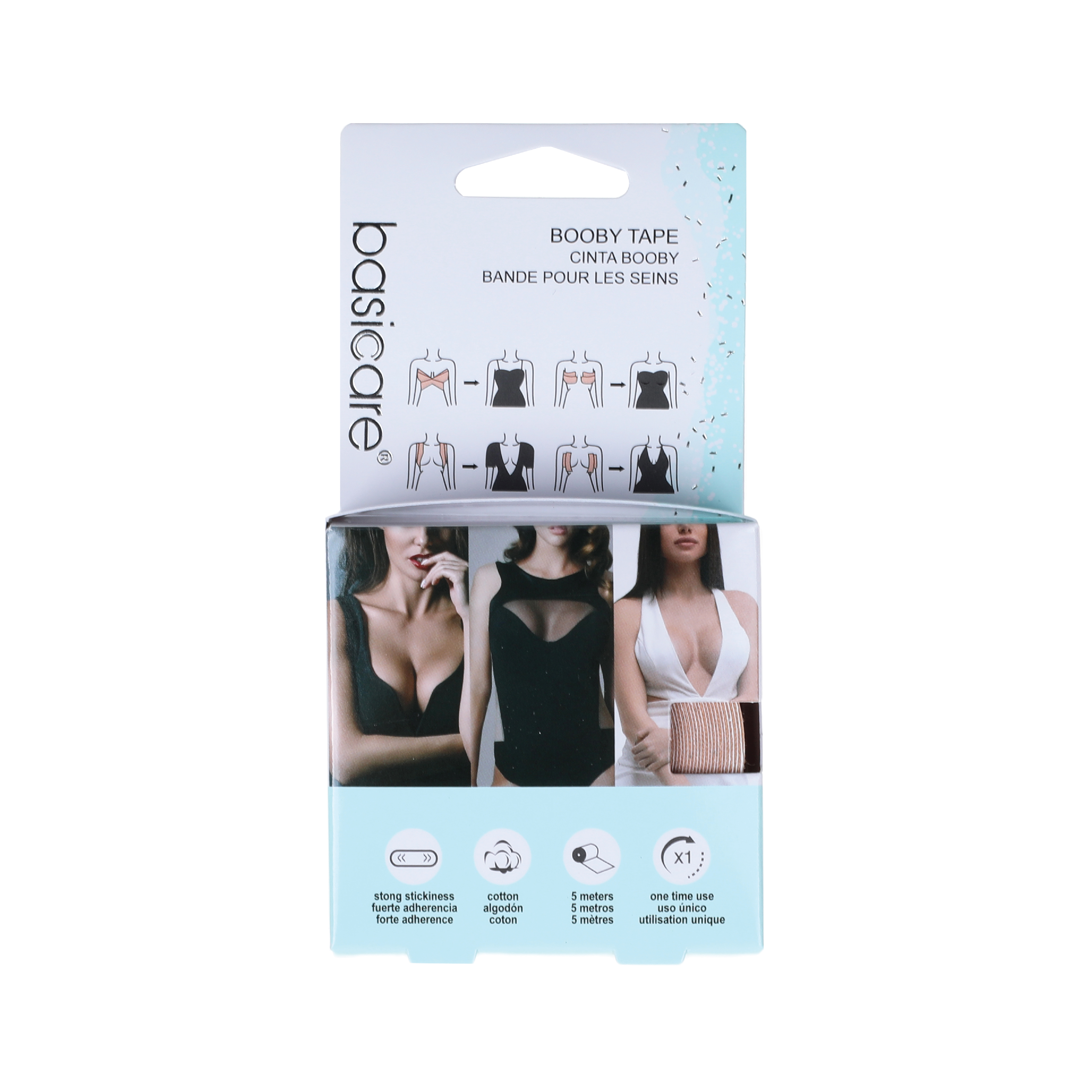 CUỘN BĂNG DÍNH DÁN NGỰC BASICARE 5cmx5m 8032
