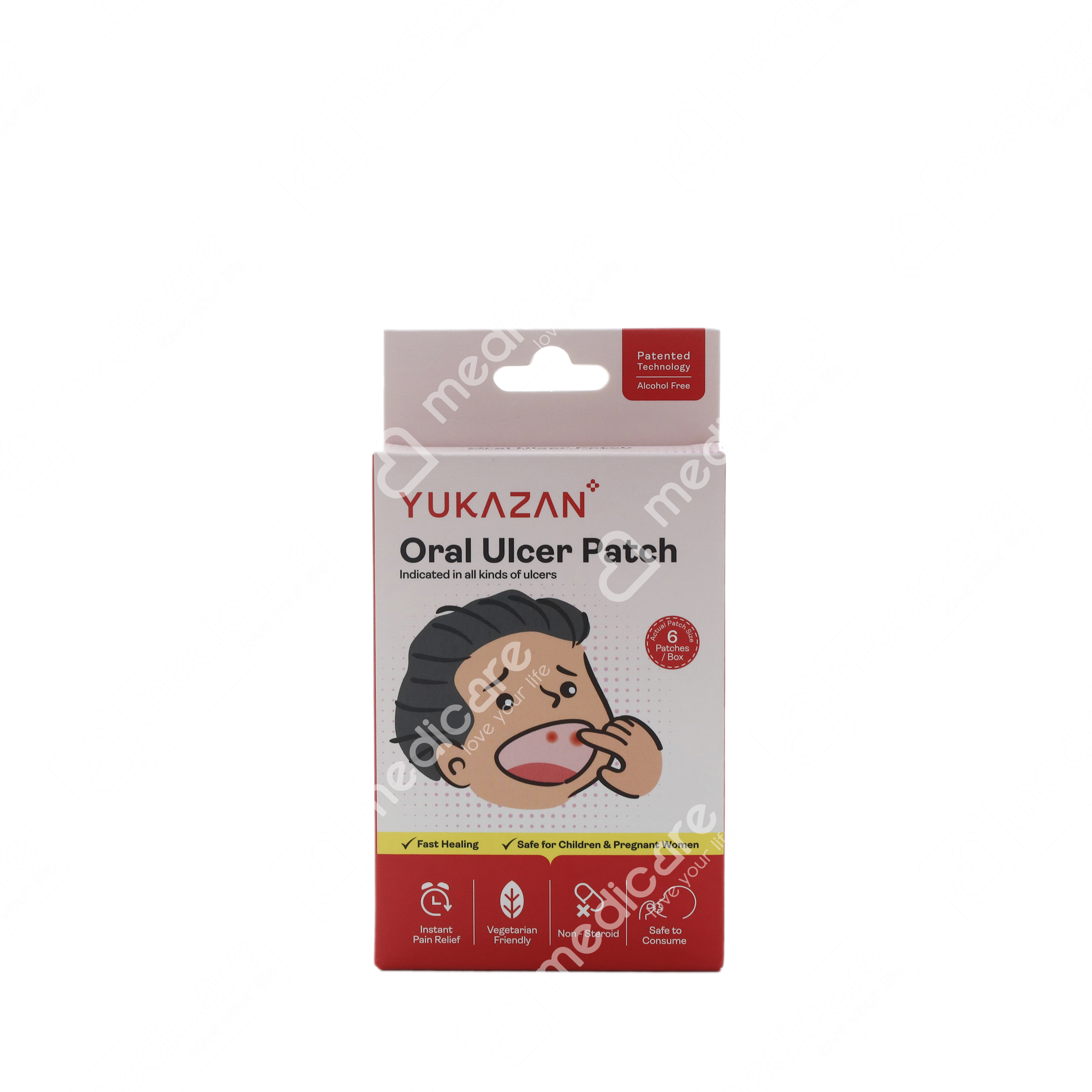 Miếng Dán YUKAZAN Nhiệt Miệng | 6 miếng