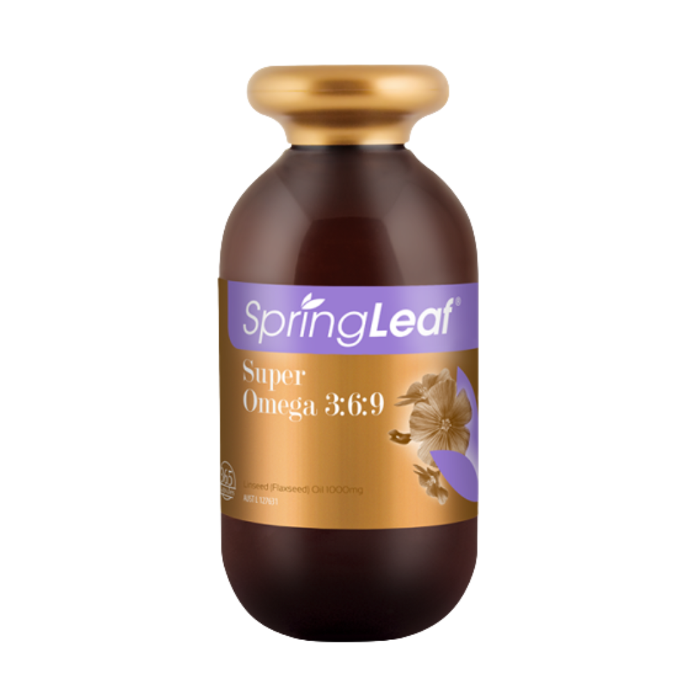 (HSD 01.09.2026) TPBVSK Viên Uống  SPRINGLEAF Bổ Sung Omega 3 6 9 | Chai 180 viên