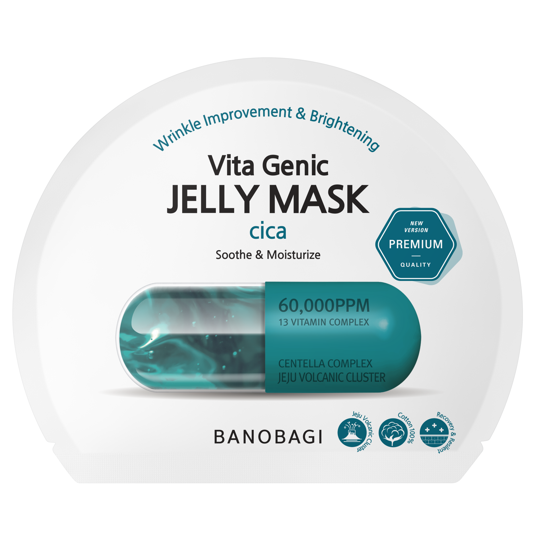 Mặt Nạ BANOBAGI Vita Genic Jelly Mask Cica | 30g