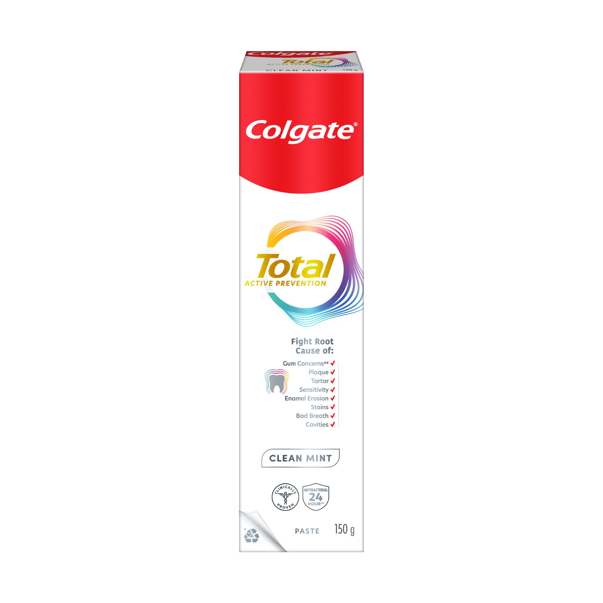Kem Đánh Răng COLGATE Total Active Prevention Clean Mint | 150g
