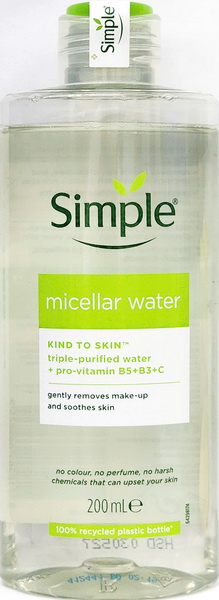 Nước Tẩy Trang SIMPLE Micellar Water | 200ml