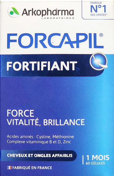 Viên Uống ARKOPHARMA Forcapil Fortifiant Hỗ Trợ Tóc Móng Chắc Khỏe | Hộp 60 viên