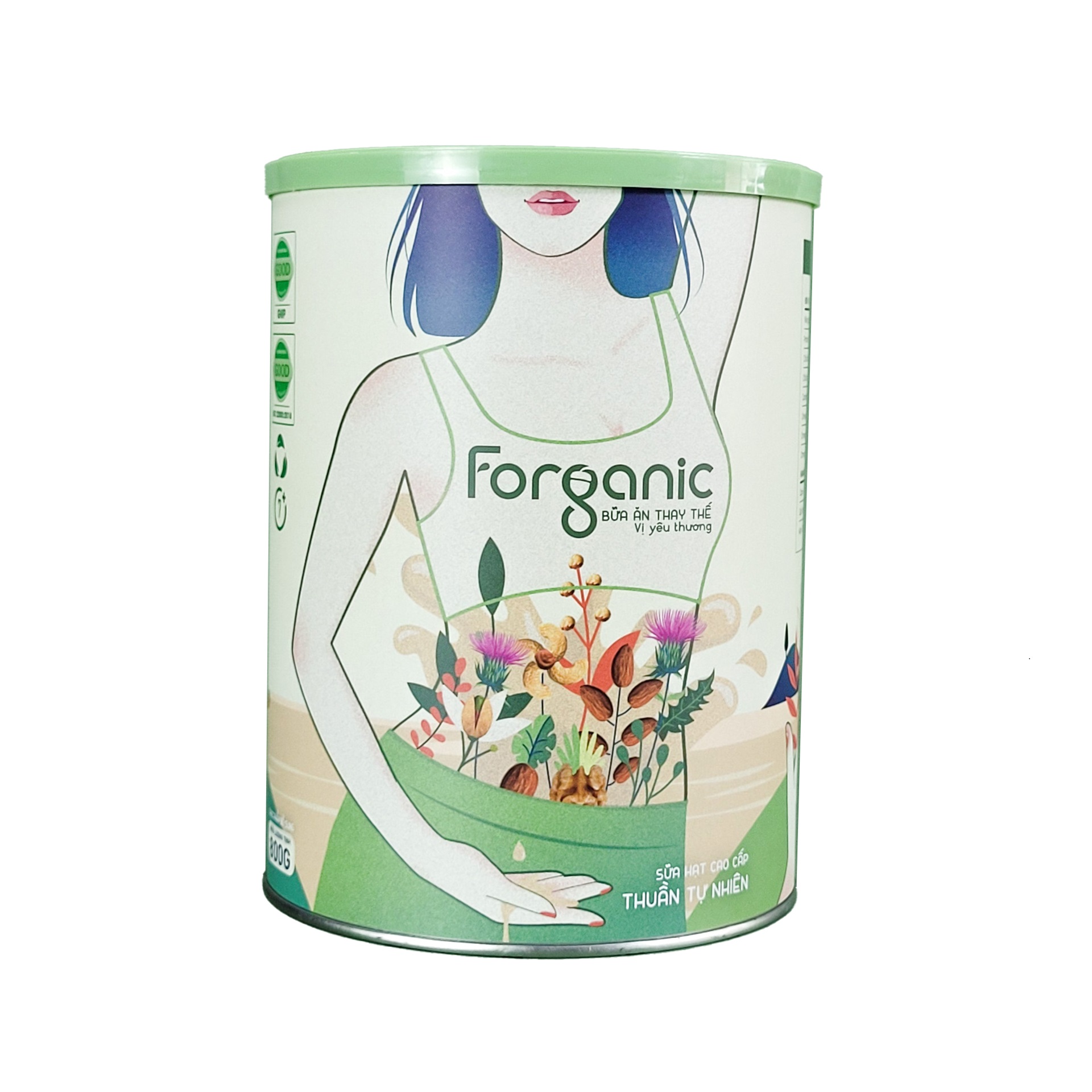 Sữa Hạt FORGANIC Bữa Ăn Thay Thế Dinh Dưỡng Đầy Đủ Cho Cơ Thể | 800g