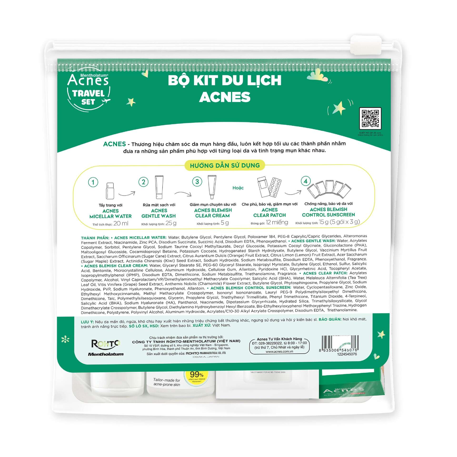 Vui lòng tham khảo thông tin trên bao bì sản phẩm