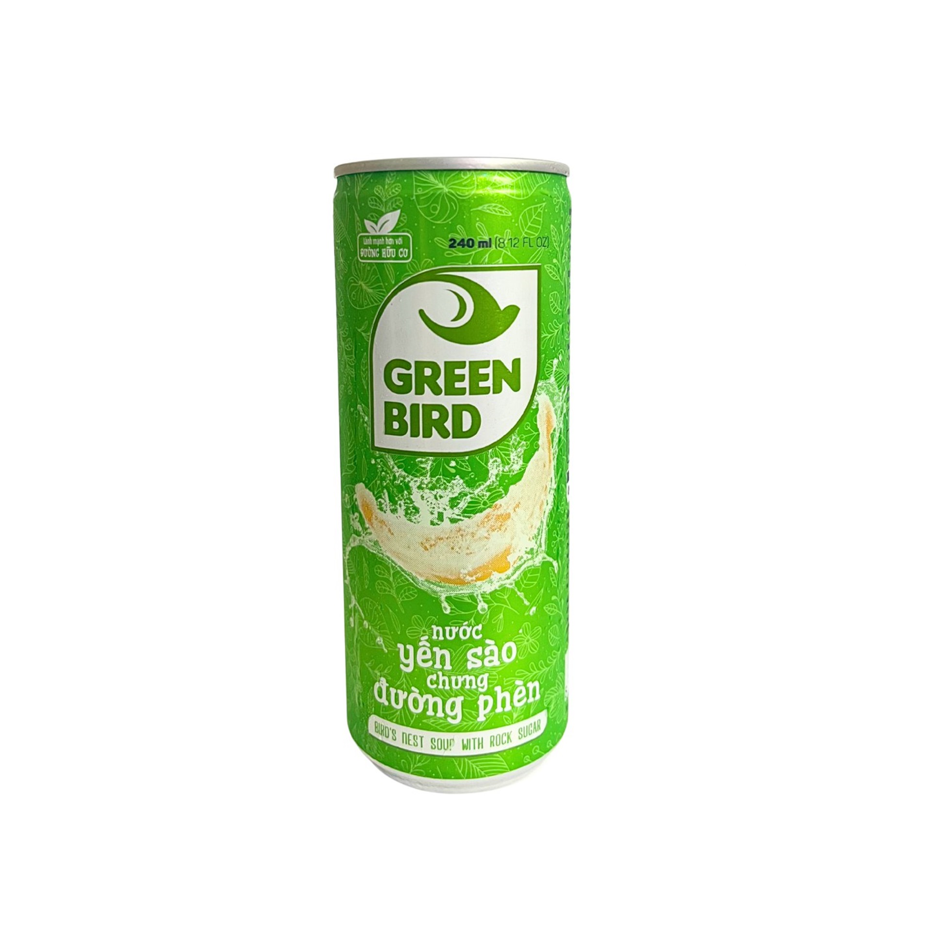 Nước Yến Bổ Dưỡng GREEN BIRD Chưng Đường Phèn | 240ml
