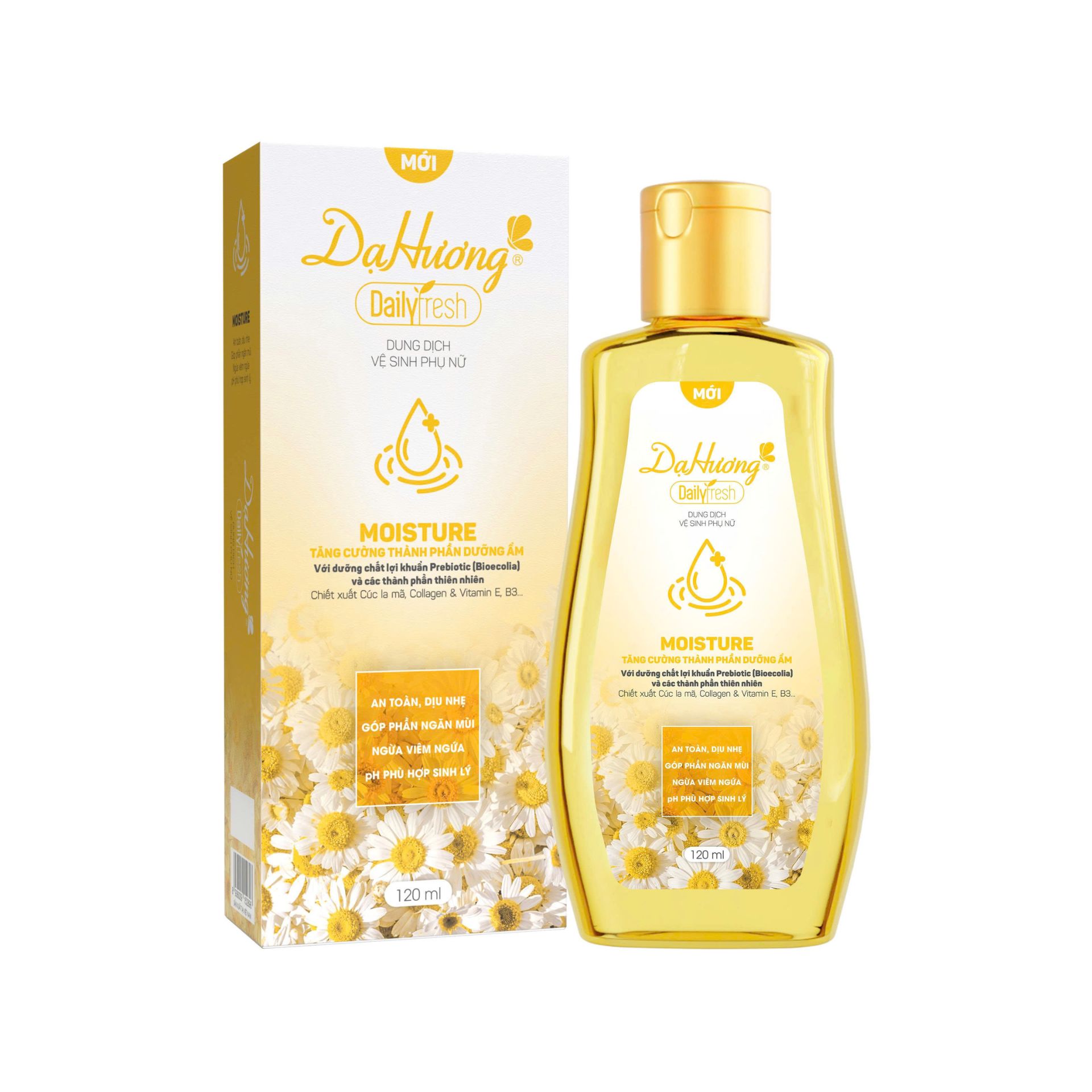 Dung Dịch Vệ Sinh Phụ Nữ DẠ HƯƠNG Moisture | 120ml
