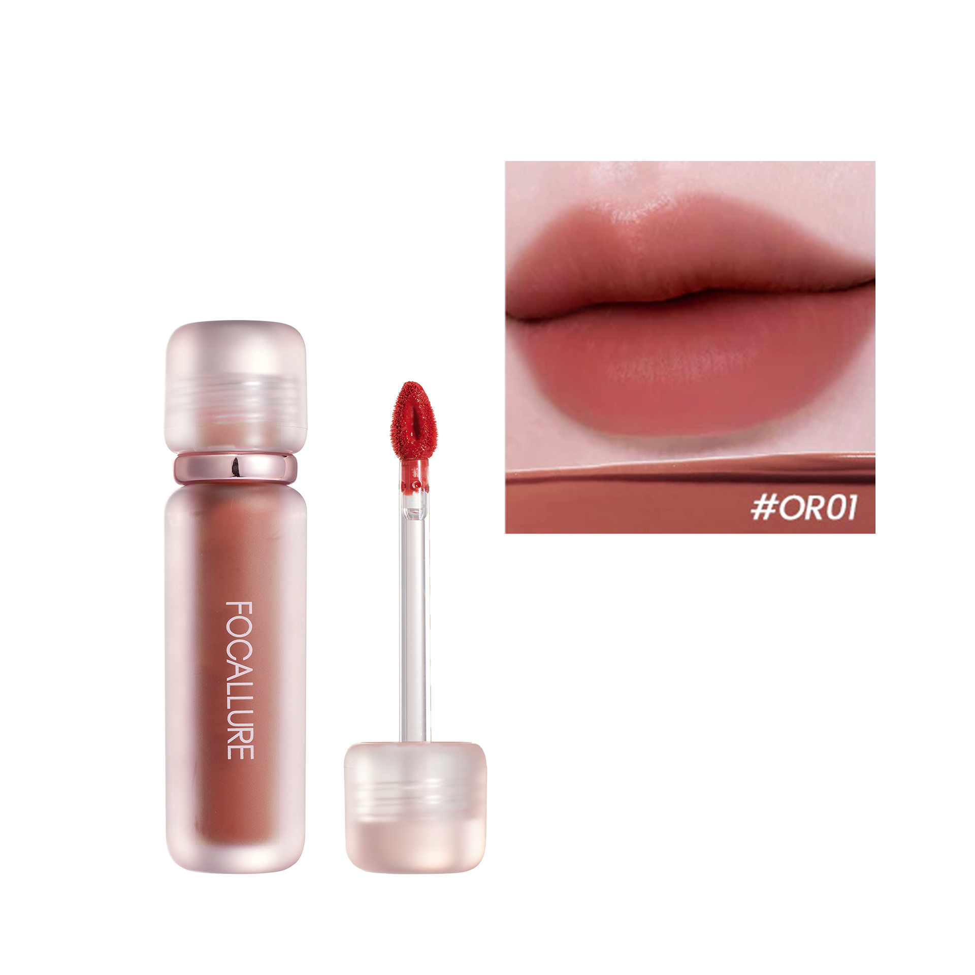 Son Mịn Lì FOCALLURE Watery Velvet Tint #OR01 | 2.1g