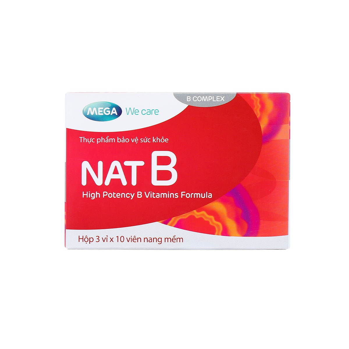 Viên Uống MEGA We Care B Complex Nat B Bổ Sung Vitamin Nhóm B | 30 viên