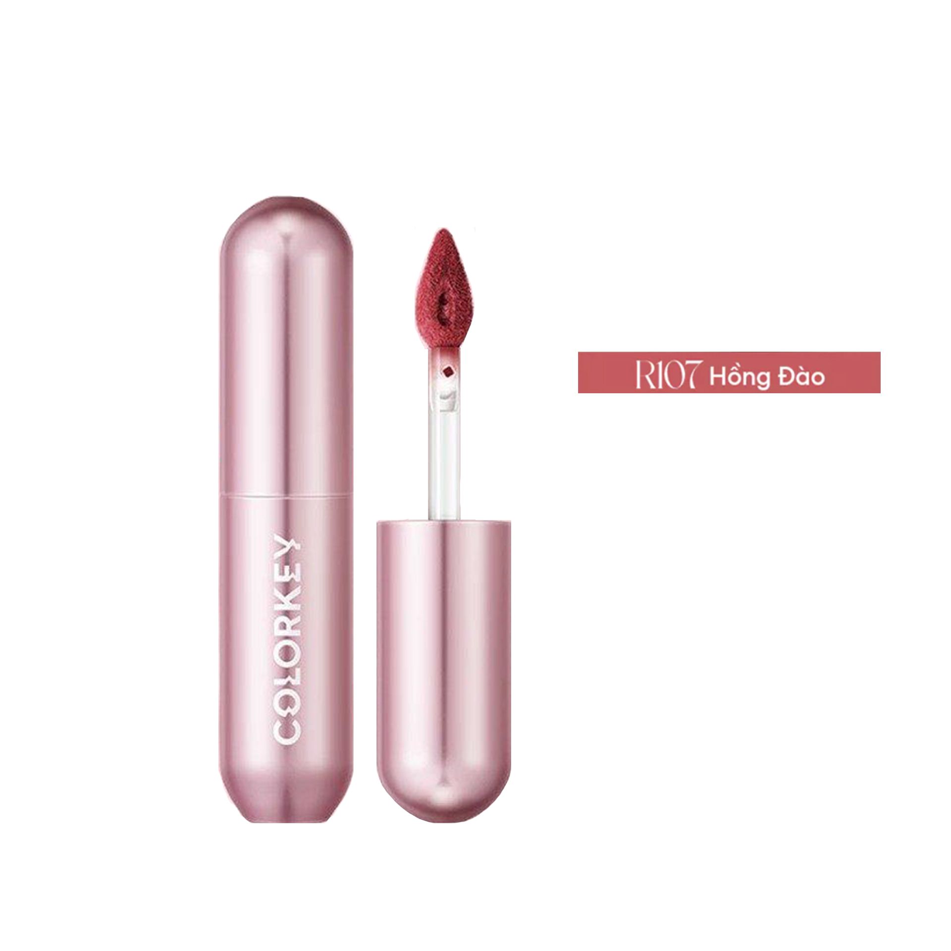 Son Bùn COLORKEY Mousse Matte Lip Mud #R107 Rosy Twilight | 2g