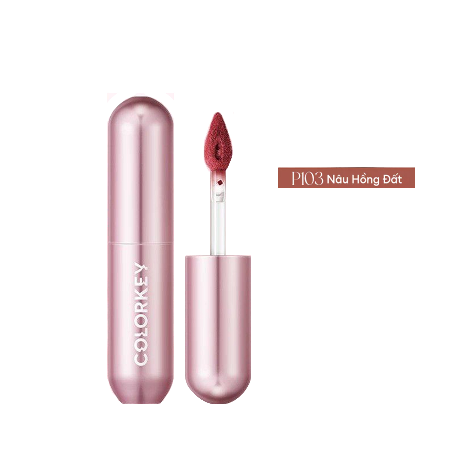 Son Bùn COLORKEY Mousse Matte Lip Mud #P103 Blush Glow | 2g