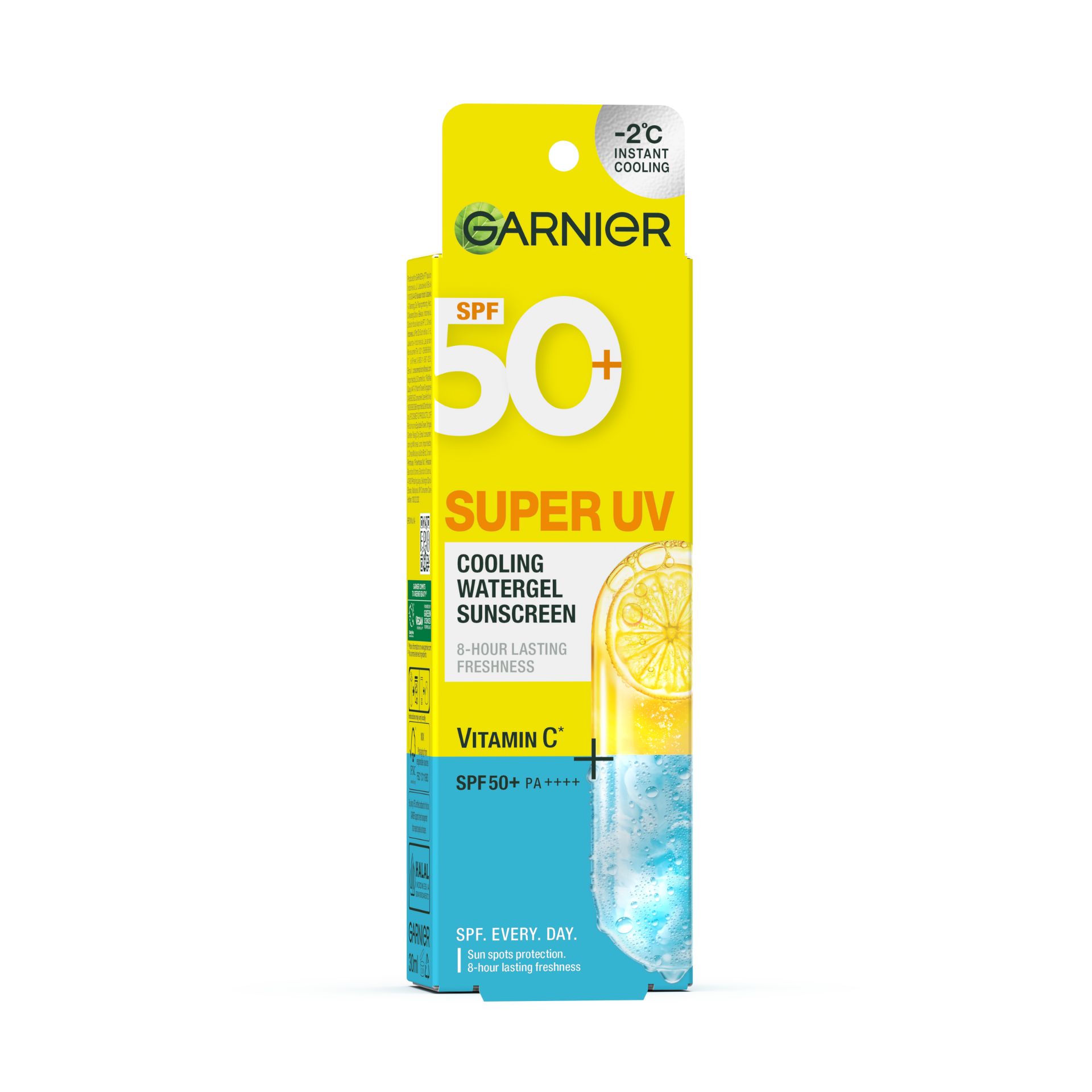 Kem Chống Nắng GARNIER Super UV Cooling Watergel Sunscreen SPF50+ PA++++ | 30ml