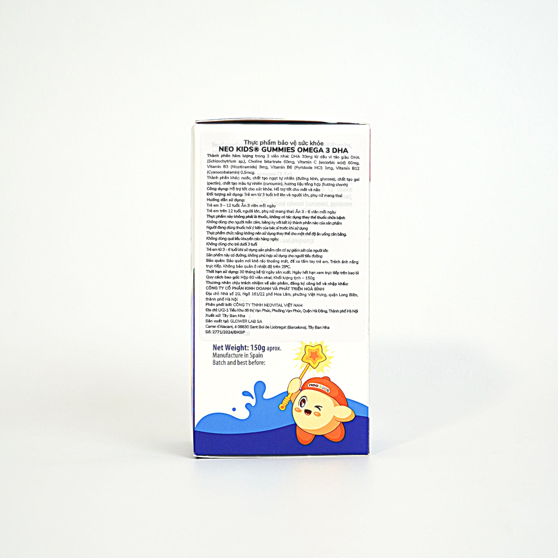 Vui lòng tham khảo thông tin trên bao bì sản phẩm