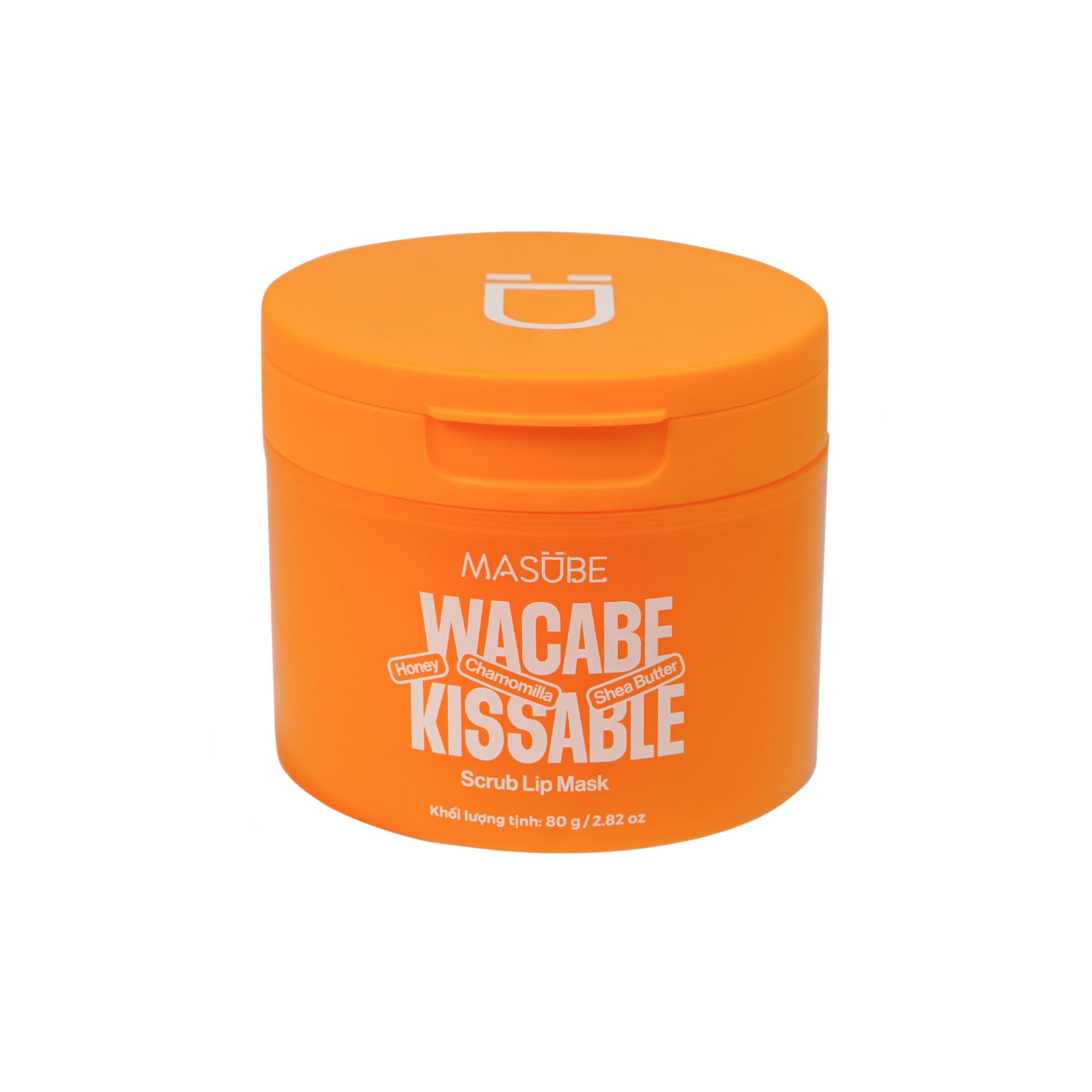 Tẩy Tế Bào Chết Môi MASUBE Wacabe Kissable Scrub Lip Mask | 80g