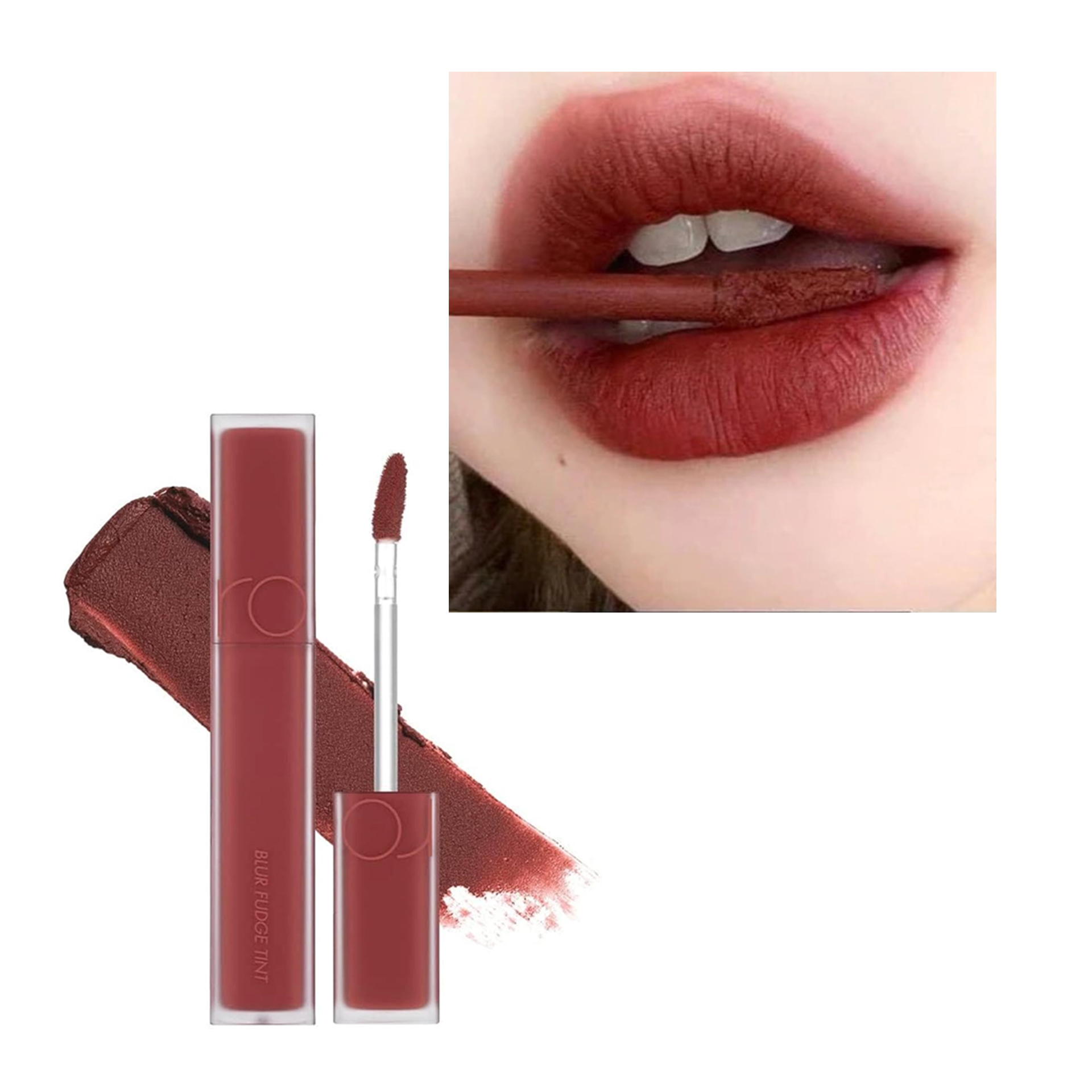 Son Kem Lì Romand Blur Fudge Tint sở hữu chất son matte mịn lì, vô cùng nhẹ môi, tạo cảm giác thoải mái khi sử dụng. Thêm vào đó, sản phẩm còn vô cùng dễ tán, đem lại lớp trang điểm môi mướt mịn chỉ sau một lần lướt cọ. Mùi thơm dịu nhẹ là một trong những điểm cộng của bộ sưu tập lần này.