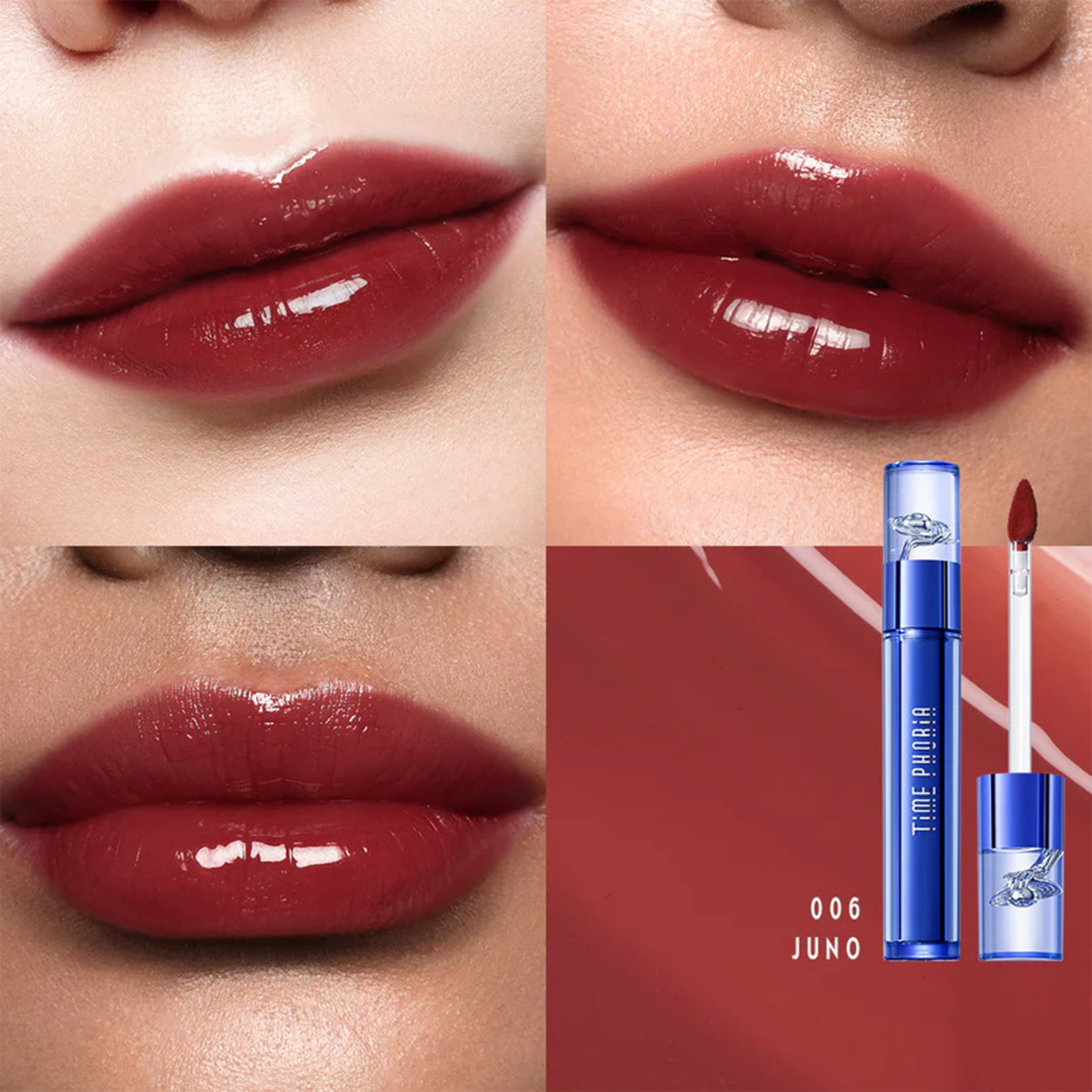 Chất son hybrid: Kết hợp giữa lớp son bóng (glossy) căng mọng ban đầu và lớp tint lì bền màu bên dưới.